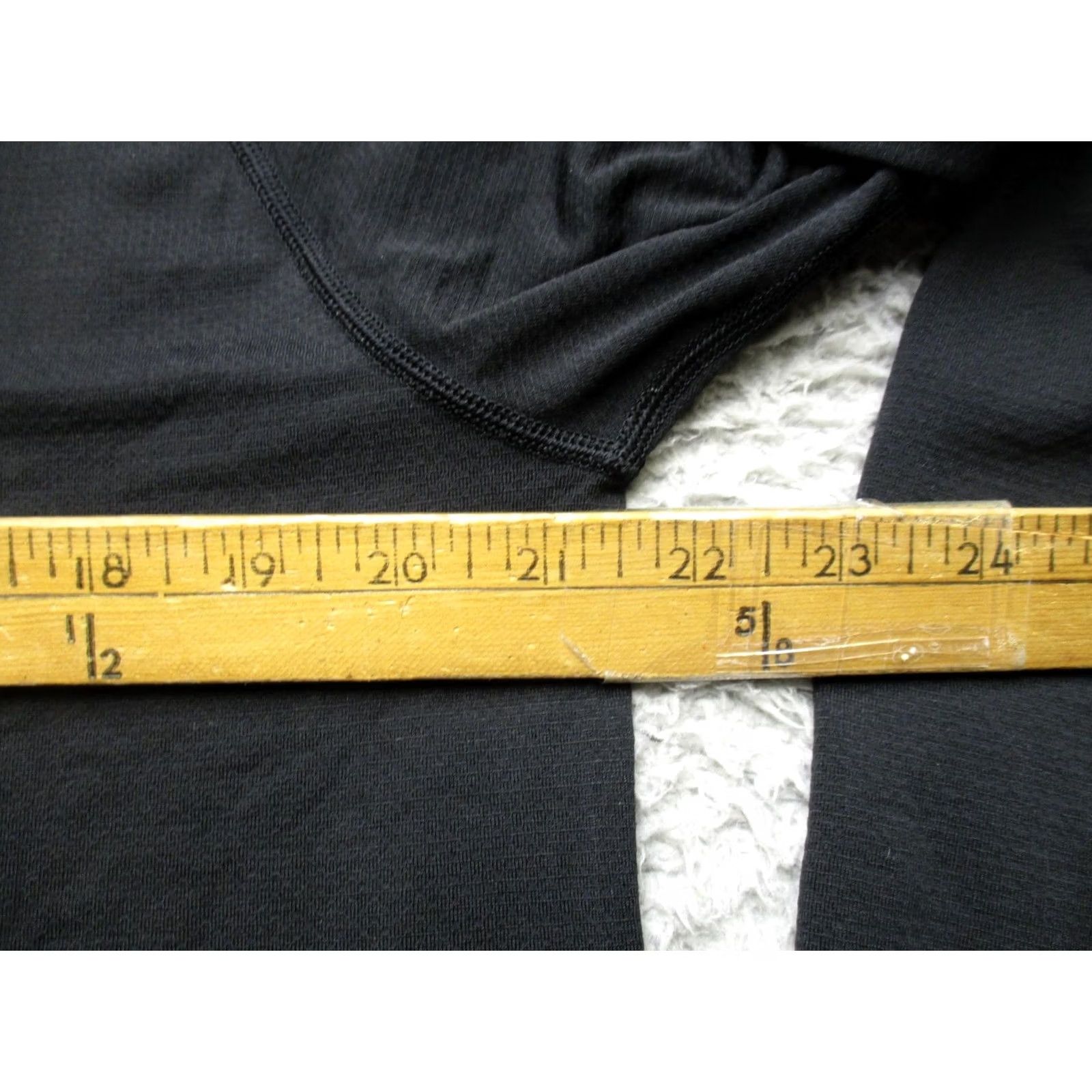 Lululemon Lululemon 1/4 Zip Pullover Mens XL Black Long Sleeve Tennis Performance Top Size US XL / EU 56 / 4 - 7 Thumbnail