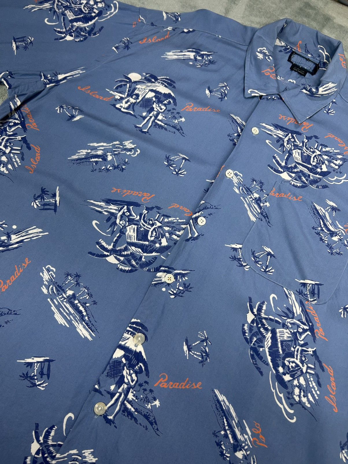 Polo Ralph Lauren Vintage Polo Ralph Lauren Hawaii Rayon Shirt Size US L / EU 52-54 / 3 - 5 Thumbnail