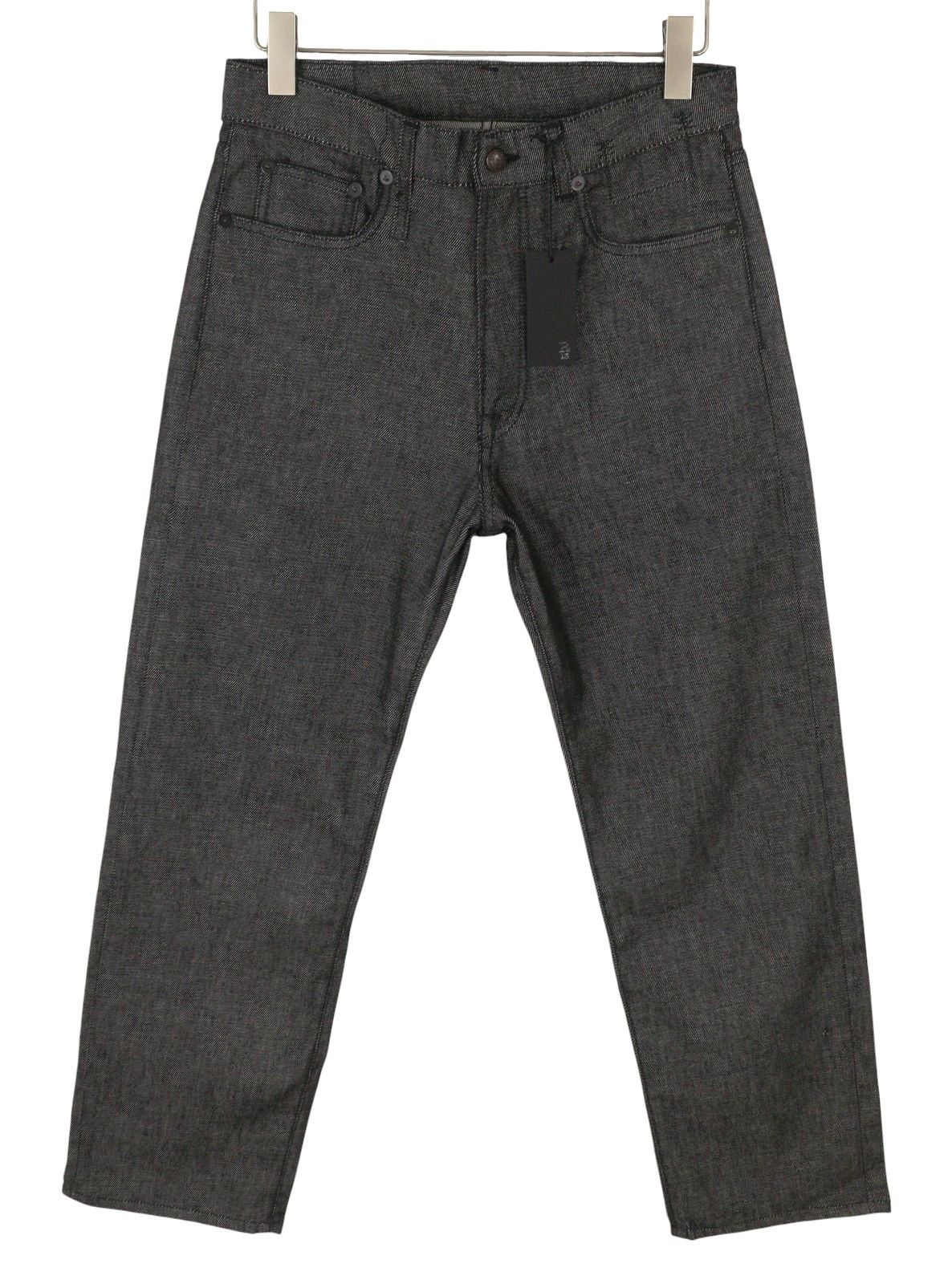 R13 BOYFRIEND 26 Vintage Grey Cropped Zip Denim 87803 Size 26" / US 2 / IT 38 - 1 Thumbnail