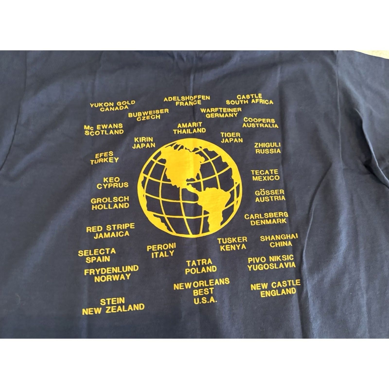 Vintage VINTAGE Screen Stars Best Shirt XL Blues Beer Graphic Print 90s Roo's Leap Montrose Scotland Men Mens Fits Crew Neck Short Sleeve Size US XL / EU 56 / 4 - 6 Thumbnail