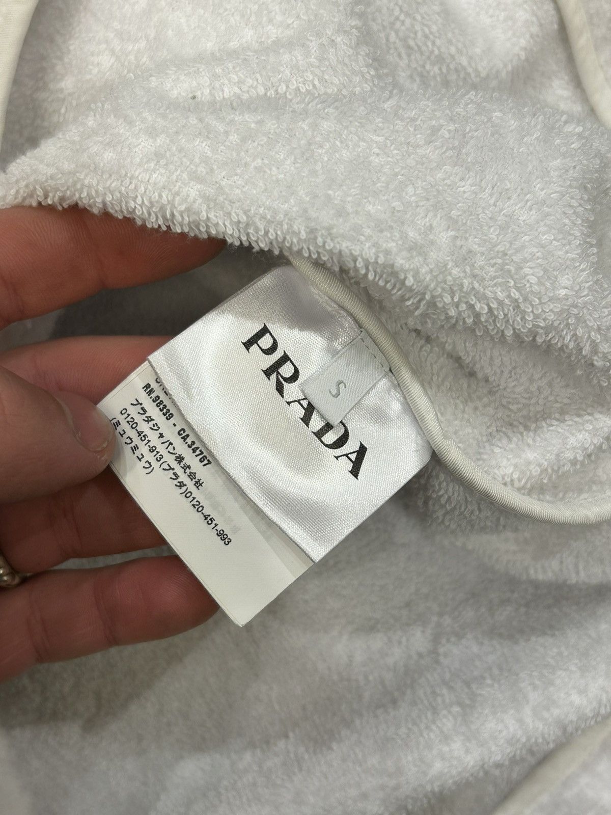 Prada Prada Terry Cloth Bowling Shirt Size US S / EU 44-46 / 1 - 4 Thumbnail