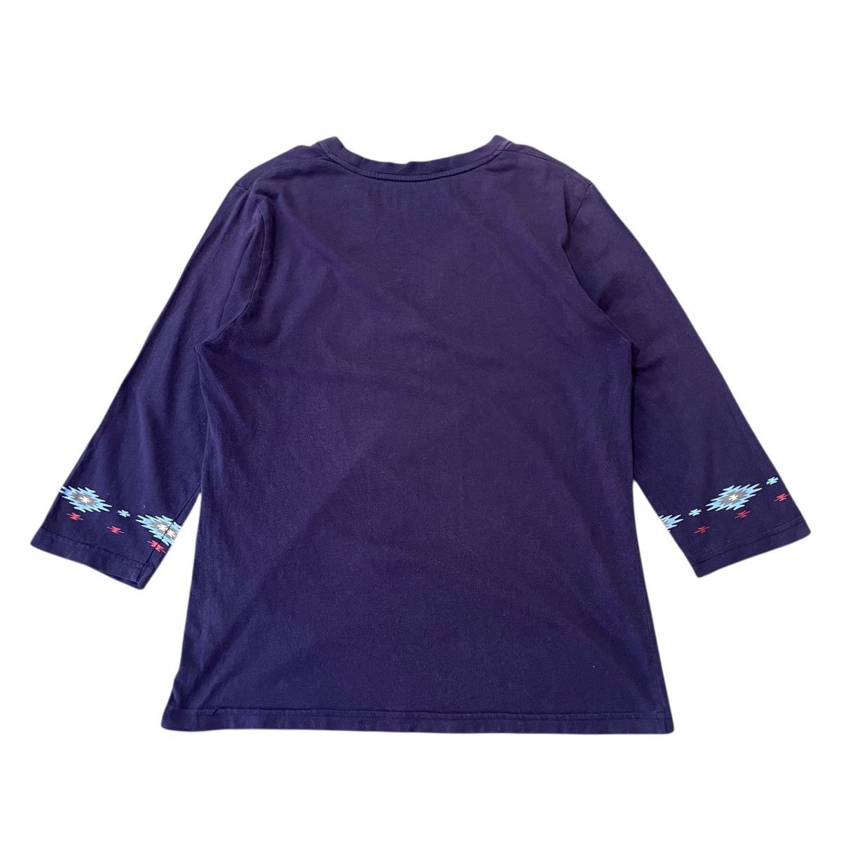 Gramicci Gramicci Running Man Shirt Tribal 3/4 Sleeve Navy Size US S / EU 44-46 / 1 - 4 Thumbnail