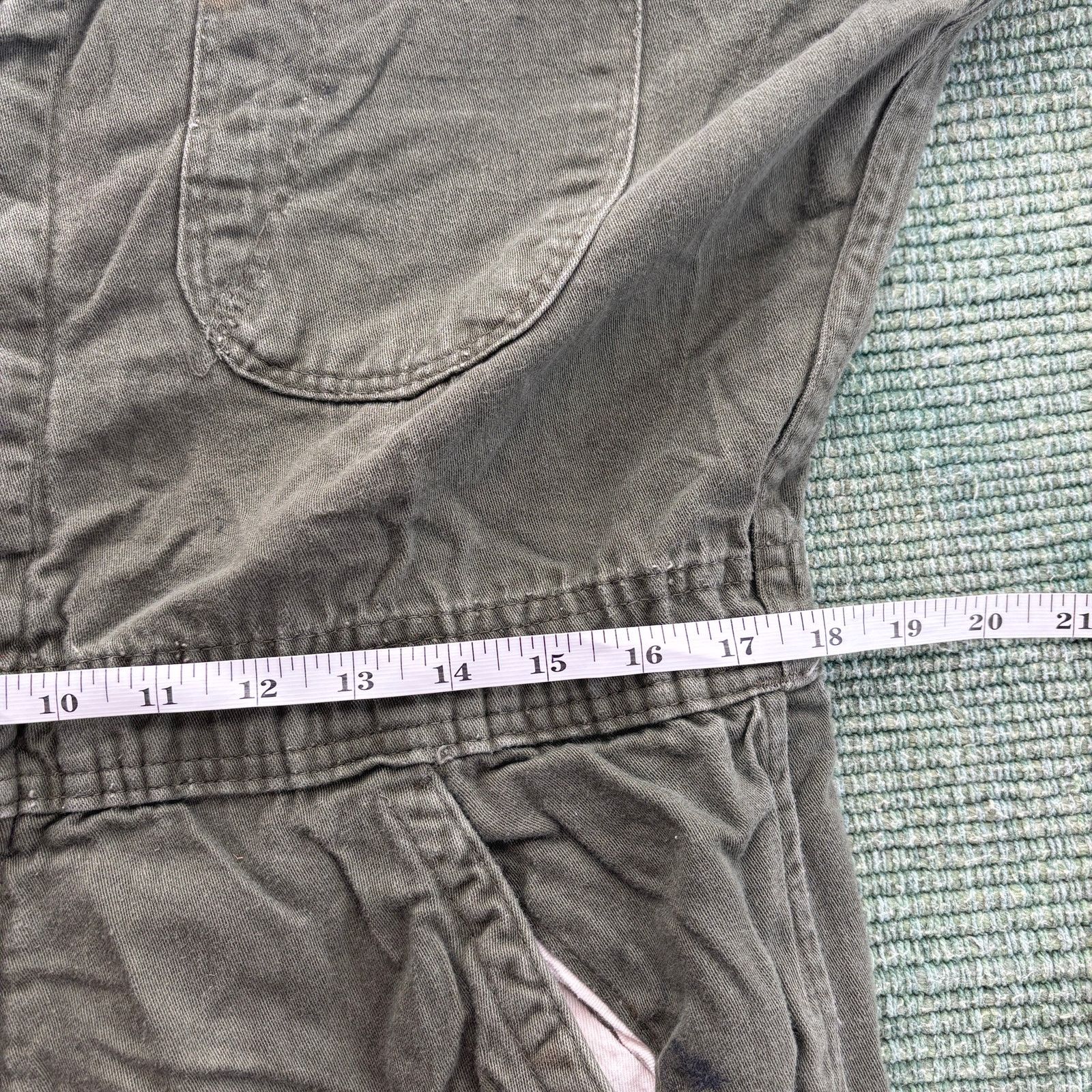 Vintage True vintage 1950s US Army green cotton coveralls Size US 42 / EU 58 - 11 Thumbnail