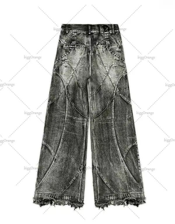Japanese Brand Kinuka x Hoda Jeans West Coast WorkWear Ripped Mopping Pants Size US 36 / EU 52 - 2 Thumbnail