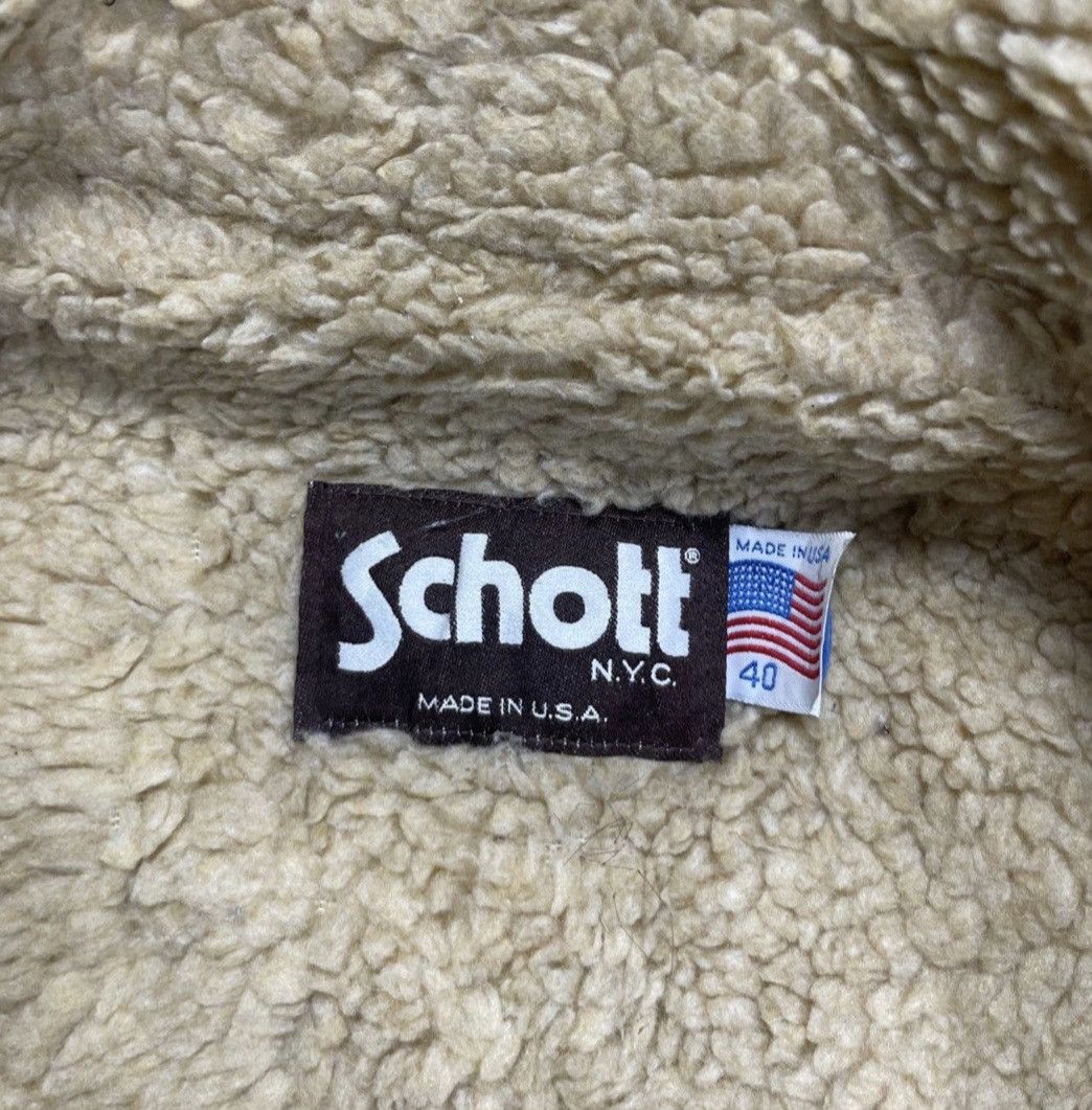 Schott 🔥Rare item vintage schott N.Y.C suede leather jacket Size US L / EU 52-54 / 3 - 2 Thumbnail
