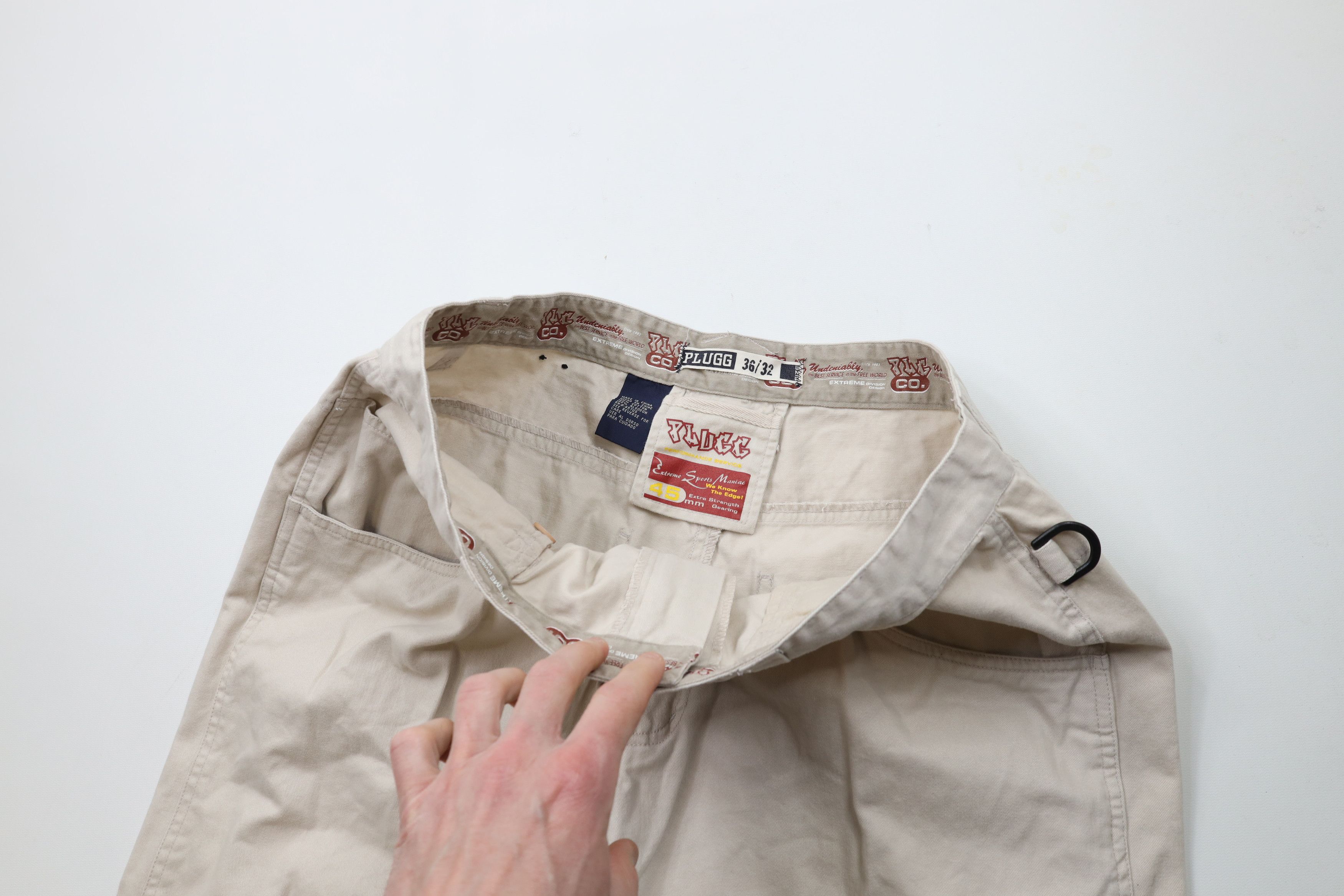 Vintage Vintage 90s Y2K Streetwear Pocket Wide Leg Pants Skateboard Size US 36 / EU 52 - 7 Thumbnail