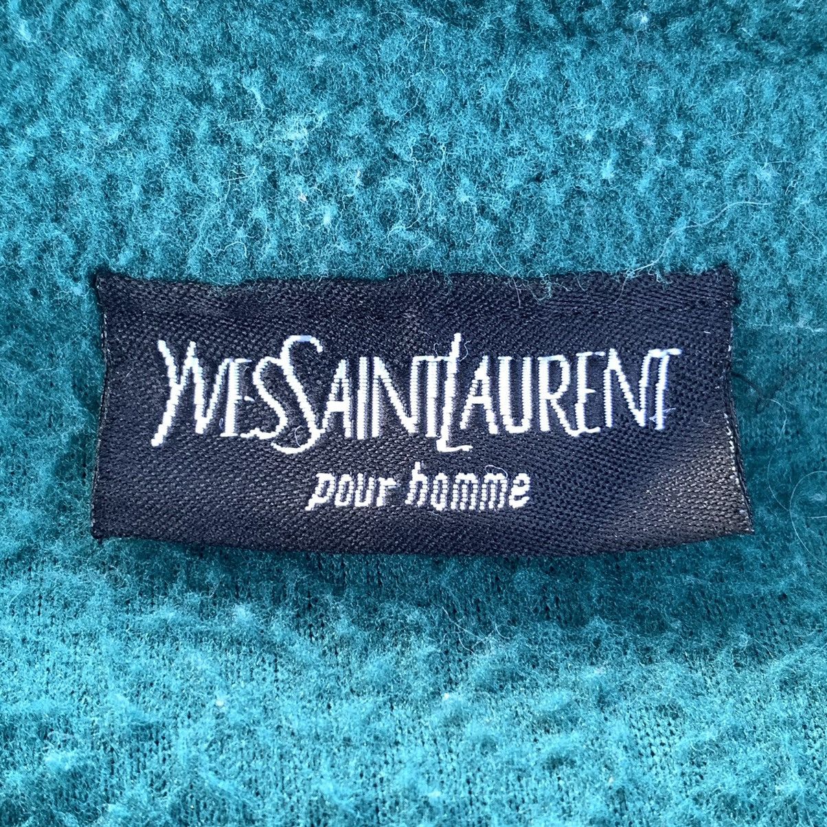 Vintage × Yves Saint Laurent Zipper Fleece Sweater Size US M / EU 48-50 / 2 - 9 Thumbnail