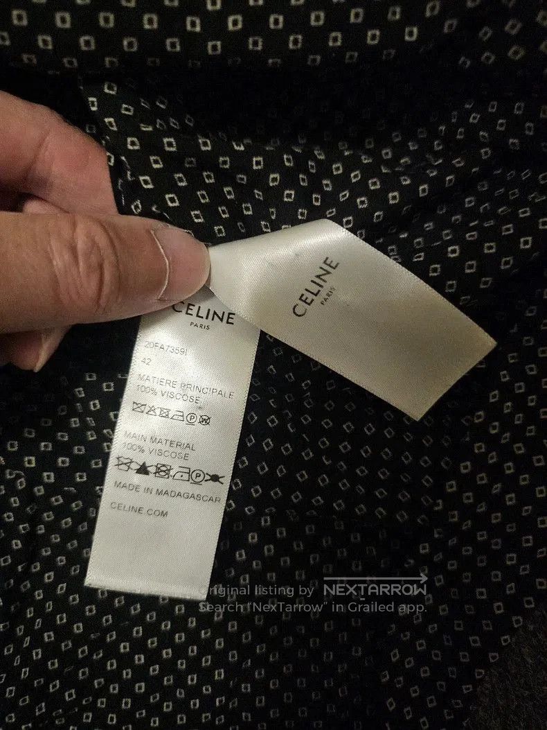 Celine Celine Long Sleeve Button Up Shirt. Size US L / EU 52-54 / 3 - 5 Thumbnail