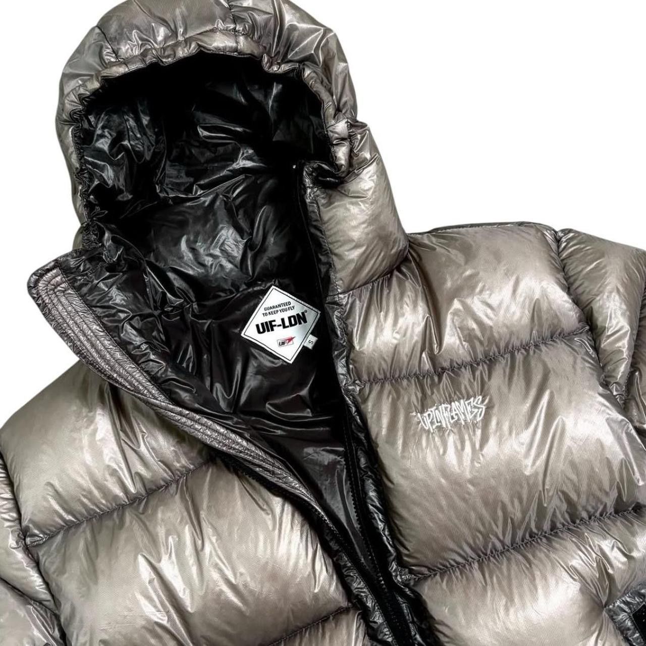 Other UK Up in flames Ripstop Puffer - Translucent grey size M Size US M / EU 48-50 / 2 - 2 Thumbnail