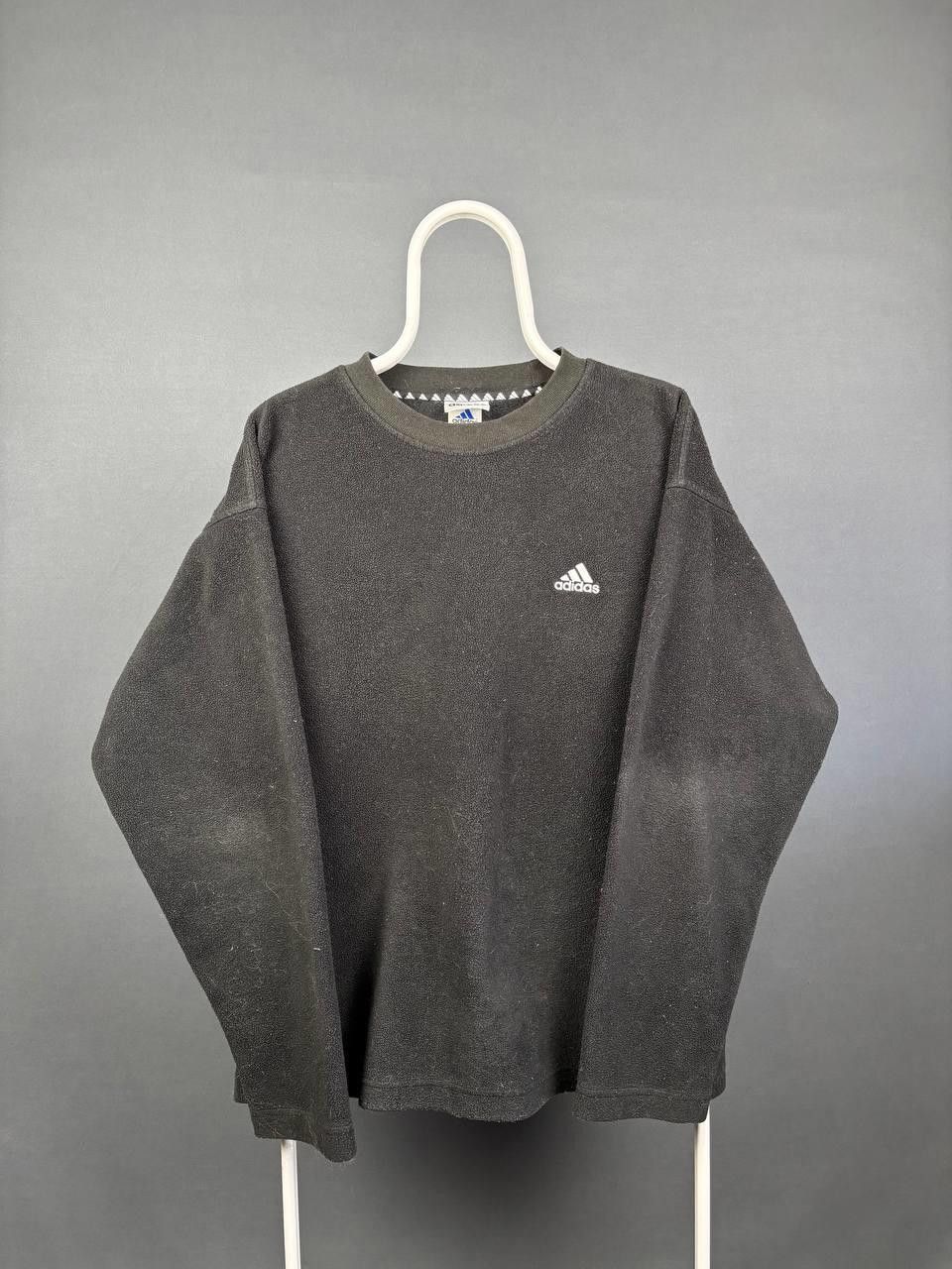 Adidas Adidas Sweatshirt Size L Black Vintage Size US L / EU 52-54 / 3 - 1 Thumbnail