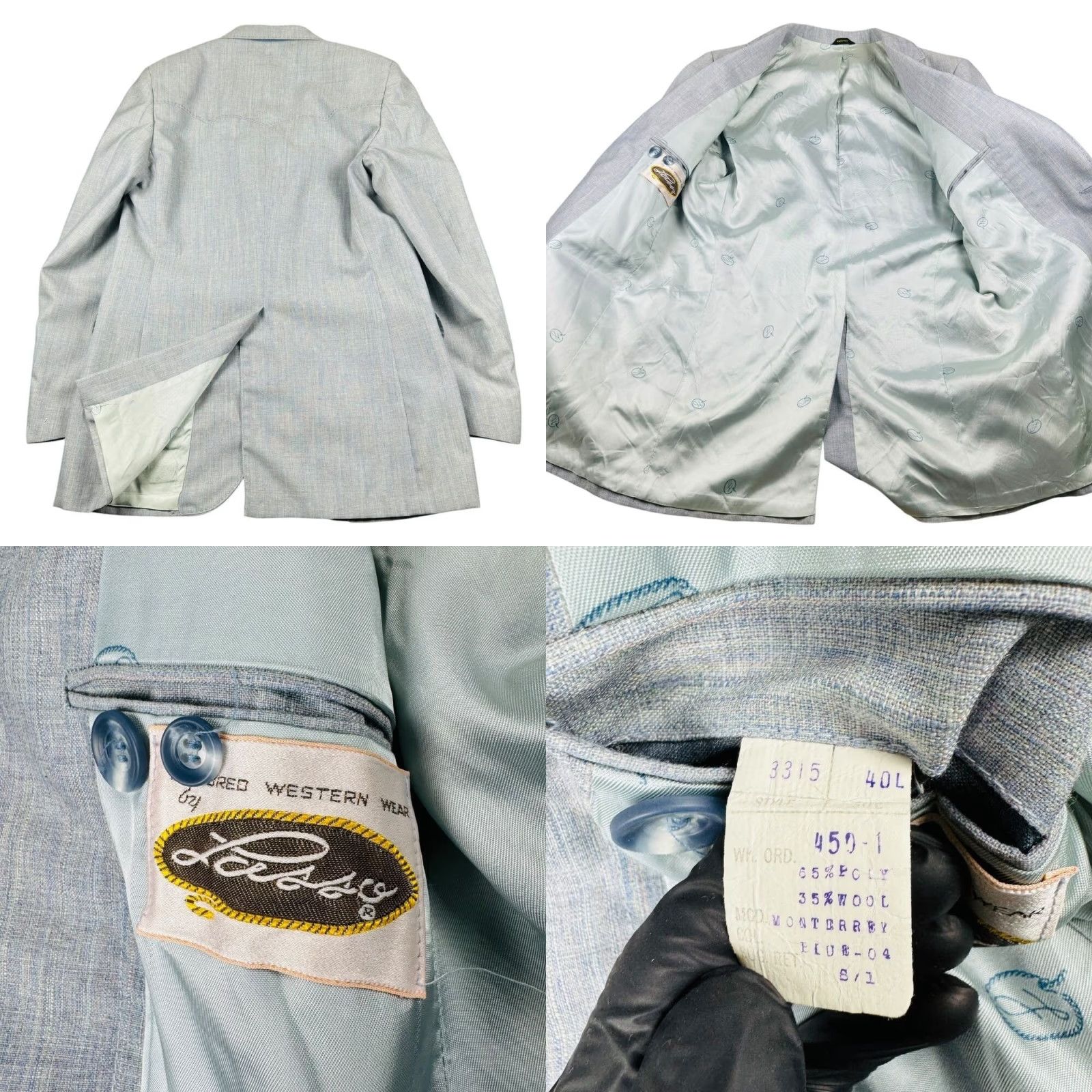 Adidas Yeezy 750 high-top Coconut Brown 43 used BY2456VINTAGE Lasso Sport  Coat Men Wool 40L