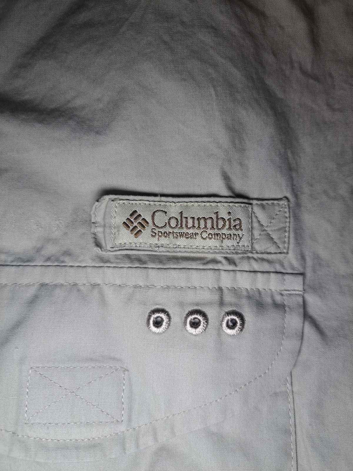 Columbia Columbia PFG Shirt Button Down Mens Medium Gray Cotton Size US M / EU 48-50 / 2 - 2 Thumbnail