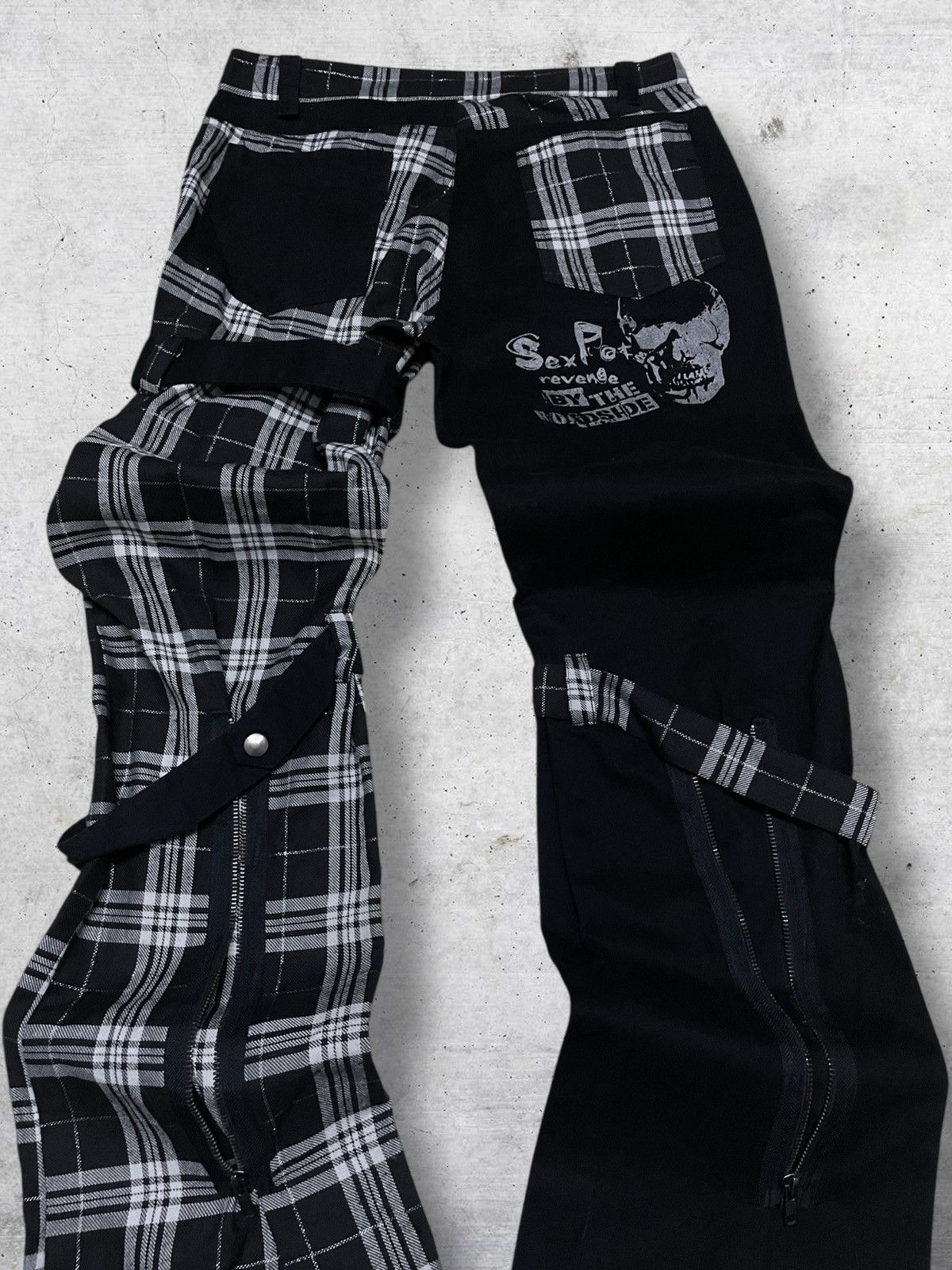 Hysteric Glamour VINTAGE SEX PORT JAPAN DESIGNER 90S BONDAGE PUNK DIVISION OG Size US 29 - 13 Thumbnail