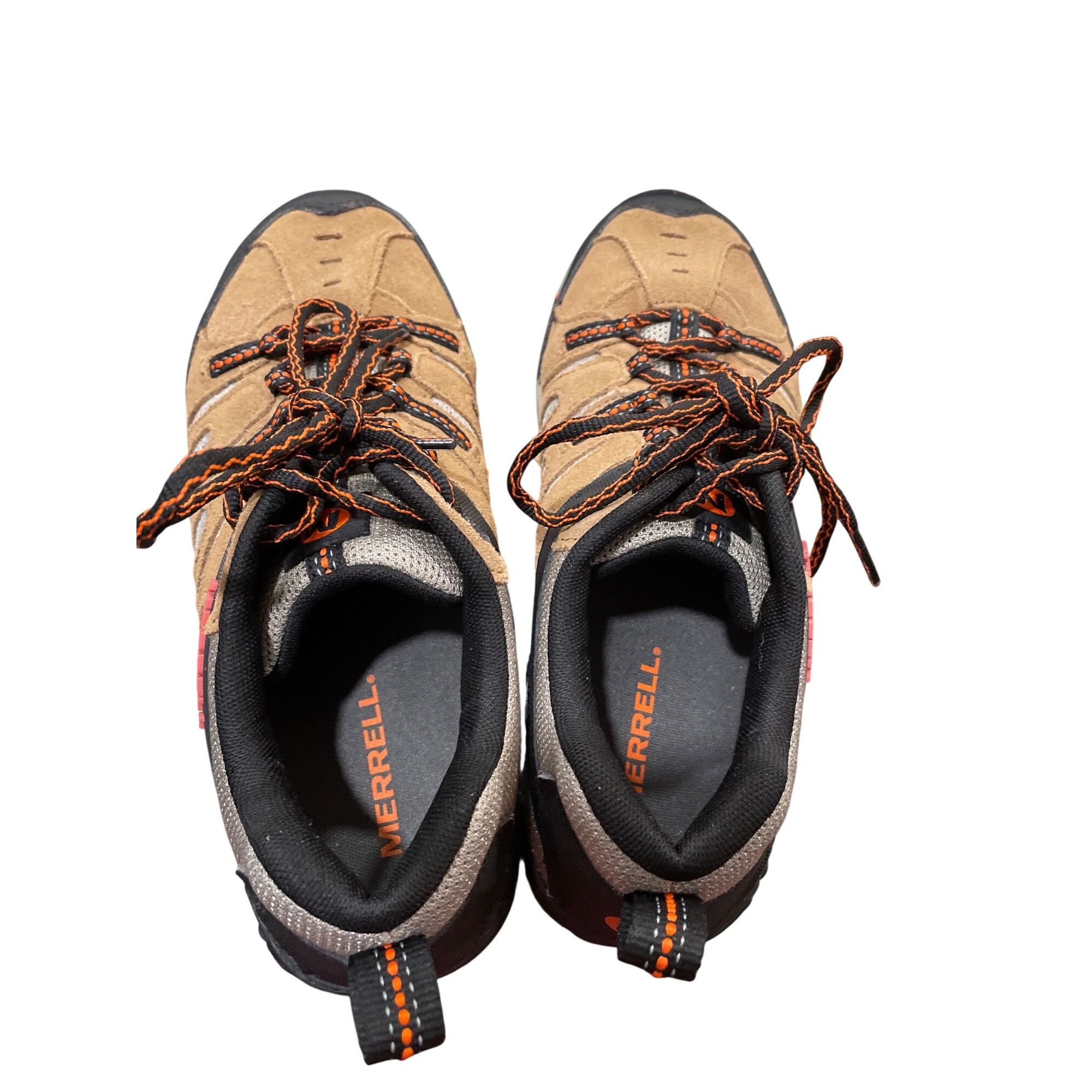 Merrell Merrell Mens brown leather suede walking hiking sneakers sz Size US 8.5 / EU 41-42 - 13 Thumbnail