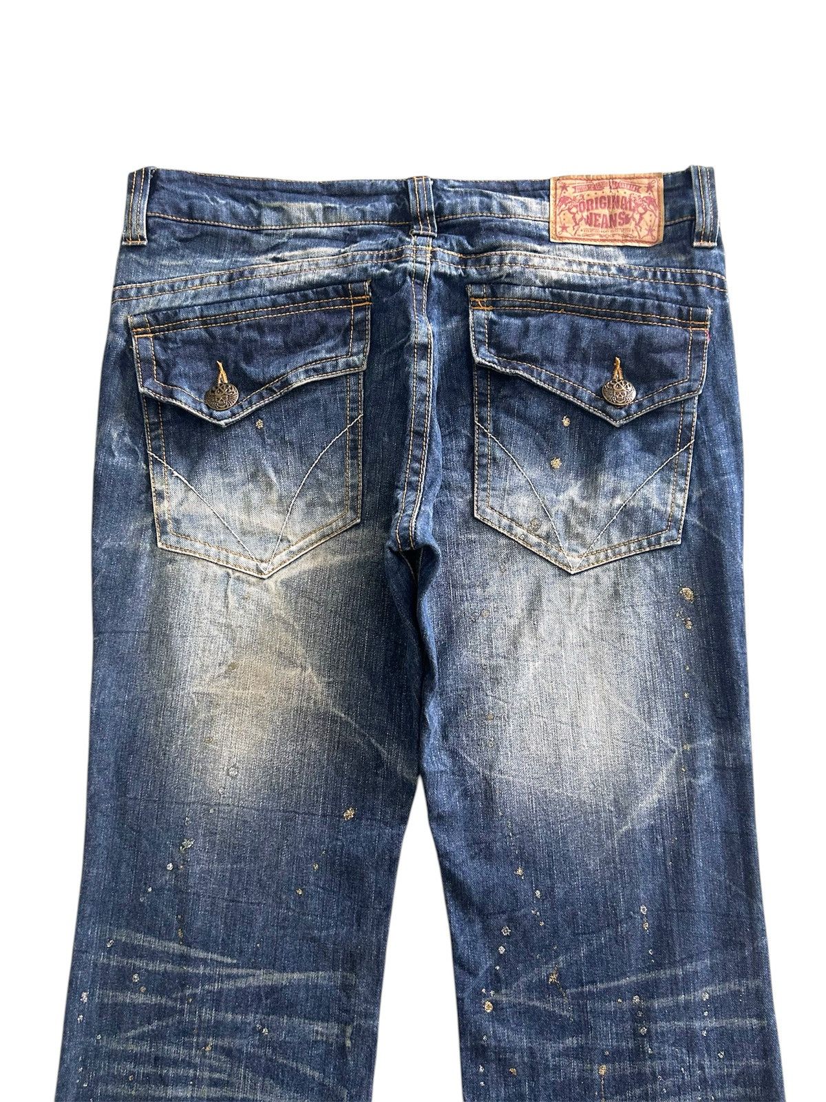 Japanese Brand × Vintage Vintage Japanese Distressed Denim Skull Patches Jeans Size US 35 - 10 Thumbnail