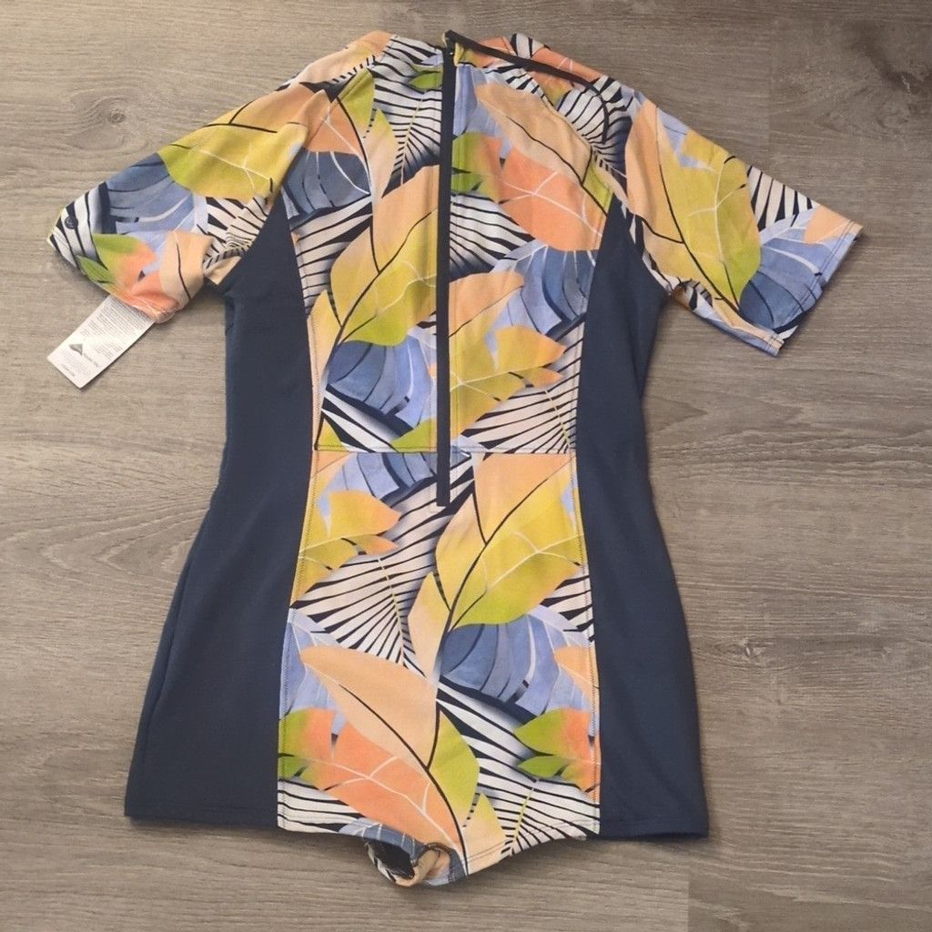 Other Calia desert Flora Peri dusk zip back paddle suit size 10 Size ONE SIZE - 4 Thumbnail