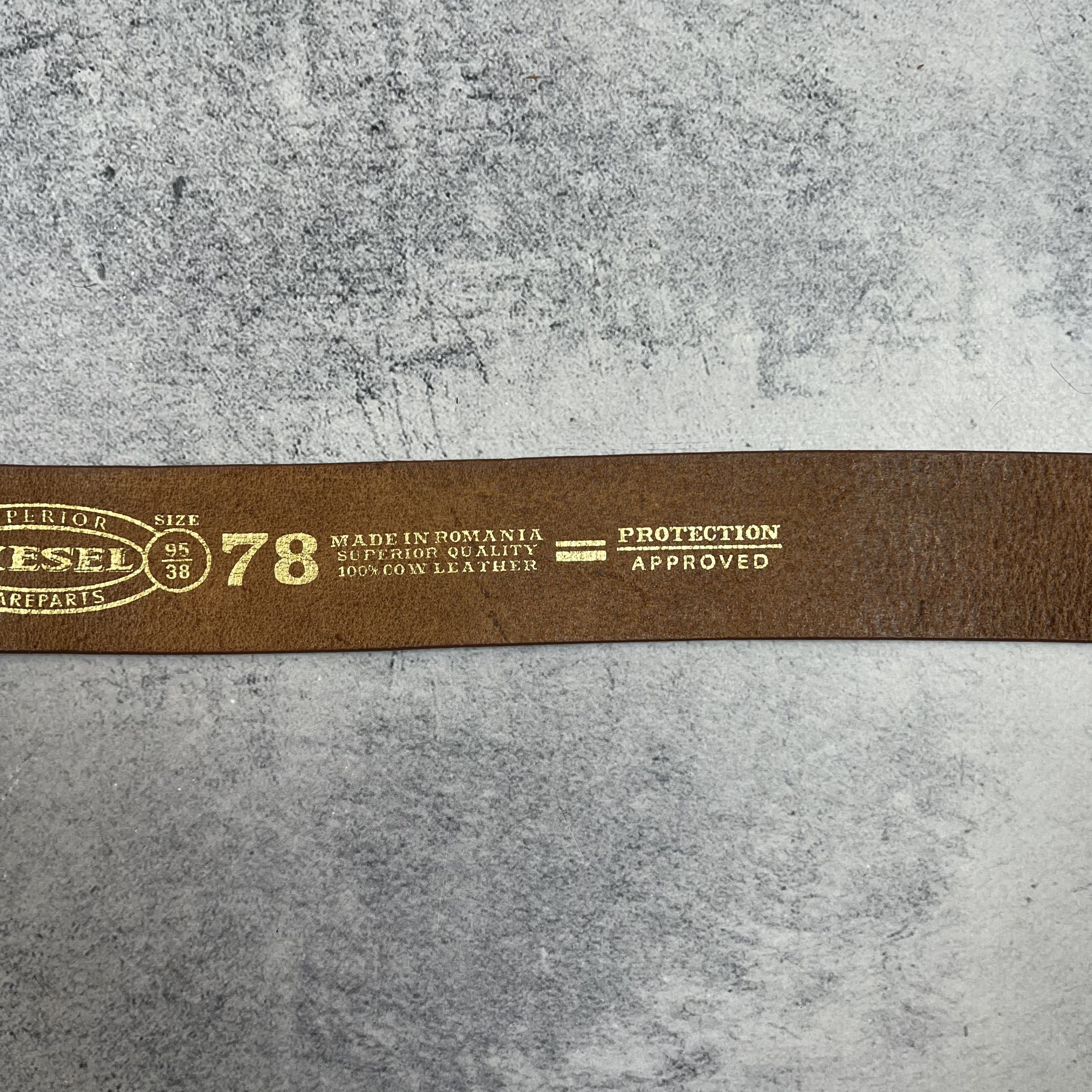 Diesel Vintage Diesel B-Star Leather Y2K Belt 2000’s Size ONE SIZE - 10 Thumbnail