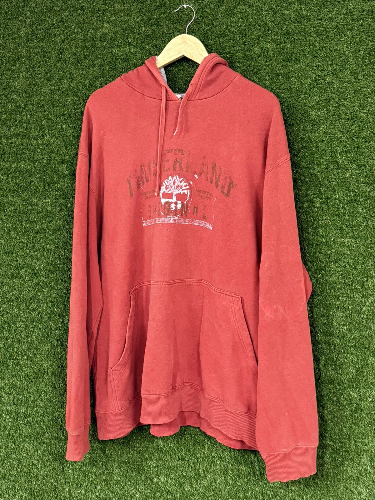 Timberland Timberland Brick Paint Tree Logo Hoodie Sweatshirt XXL 2XL Size US XXL / EU 58 / 5 - 1 Thumbnail
