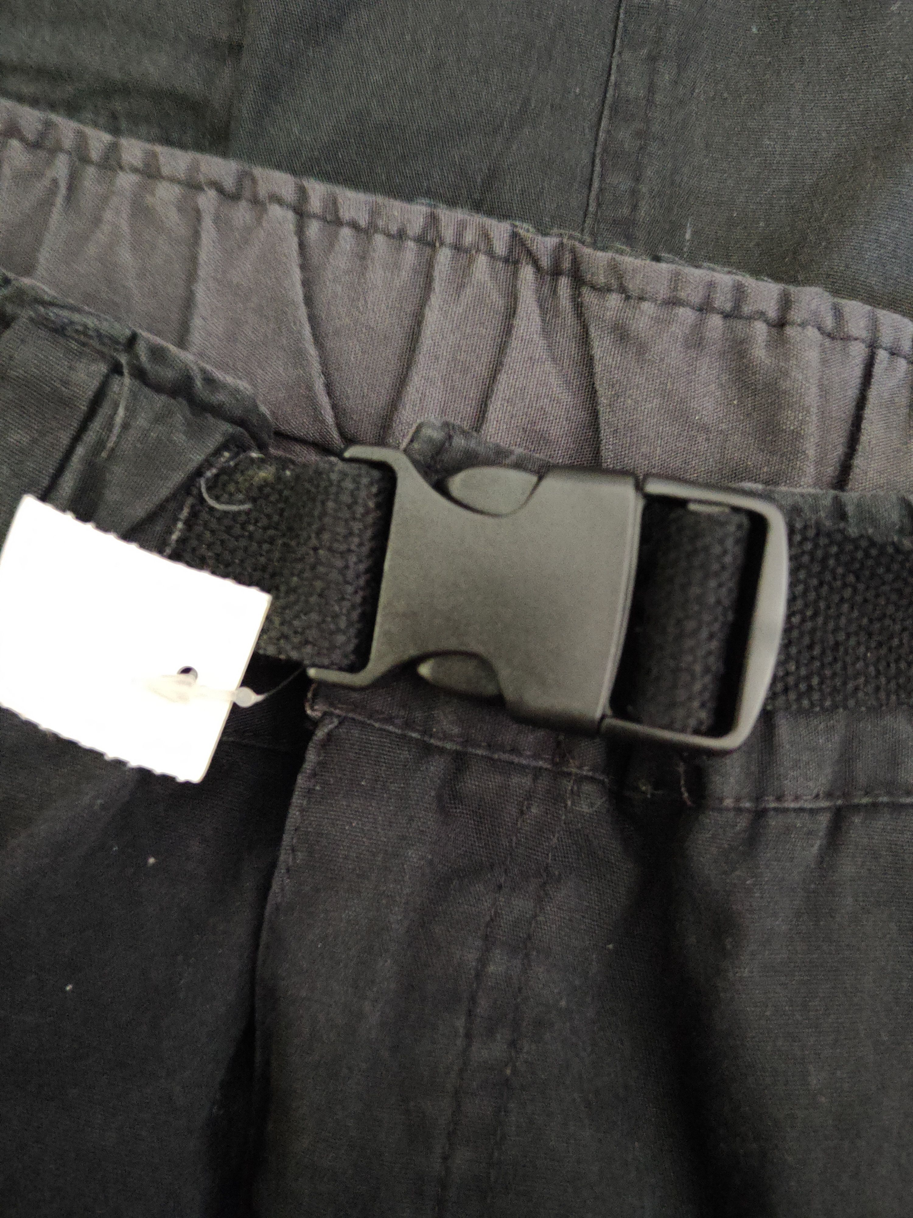 Japanese Brand DL CRU Black Multipocket Cargo Pants #2338 Size US 33 - 16 Thumbnail