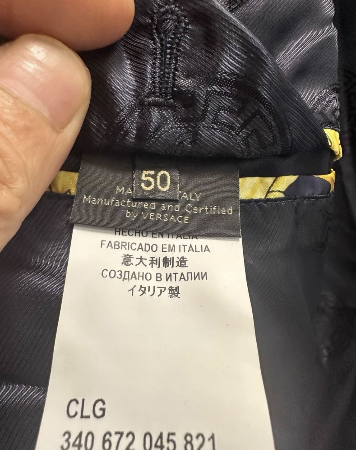 Versace Versace Medusa Print Blue Bomber Jacket - dmc Size US M / EU 48-50 / 2 - 6 Thumbnail