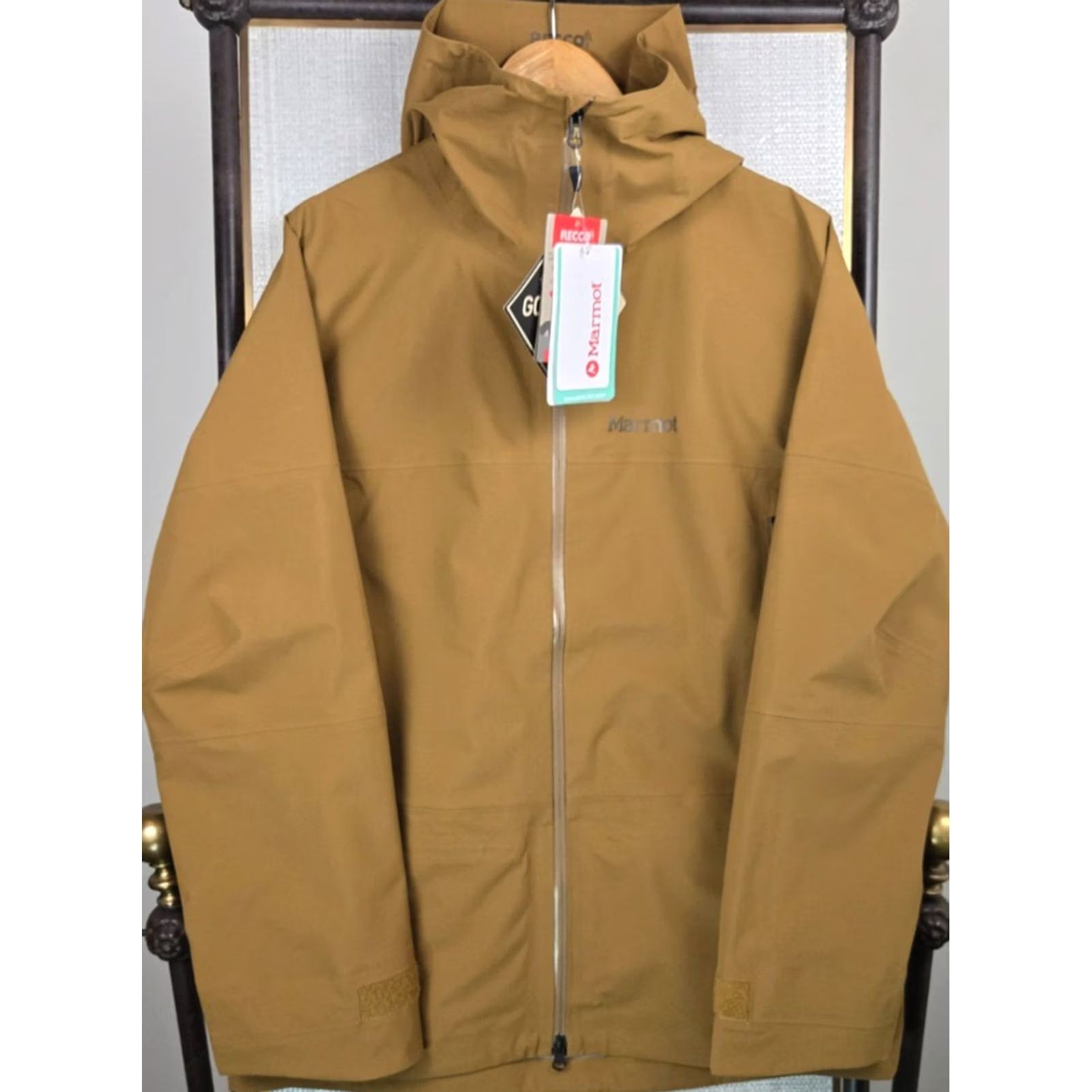 Marmot Marmot Gore Tex RECCO Full Zip Hooded Shell Jacket Mens Medium Brown Ski Jacket Windproof Waterproof NWT Size US M / EU 48-50 / 2 - 2 Thumbnail