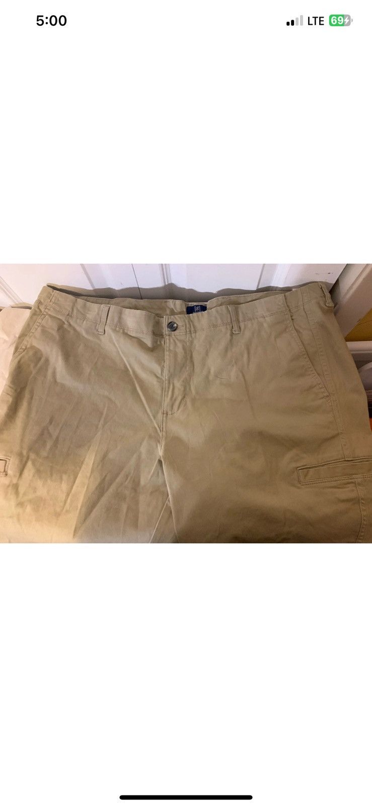 George George mens sz 46 at the knee shorts khaki brown Size US 44 / EU 60 - 6 Thumbnail