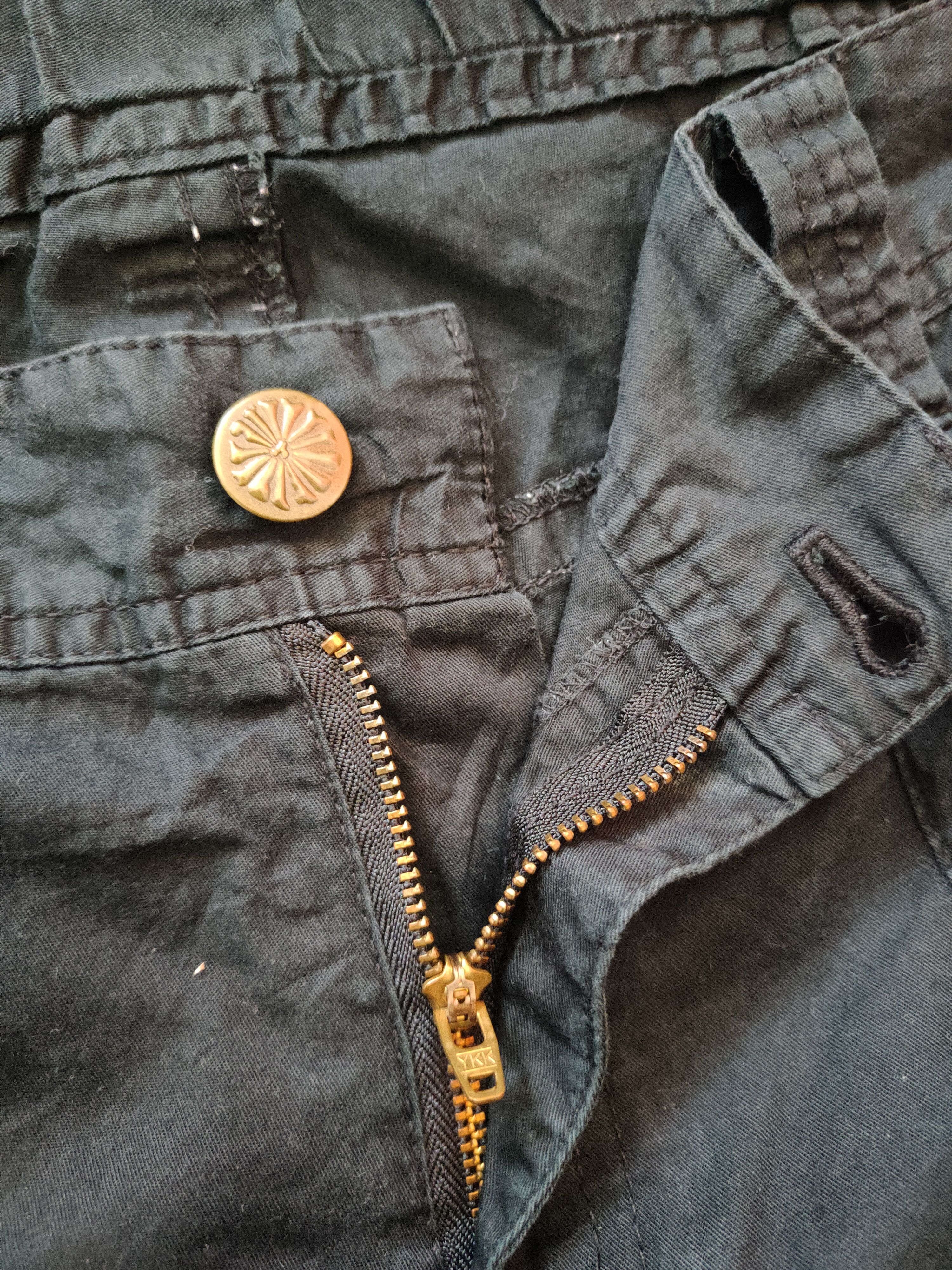 Japanese Brand Japanese Brand Black Short cargo Pants N#S49 Size US 37 - 12 Thumbnail