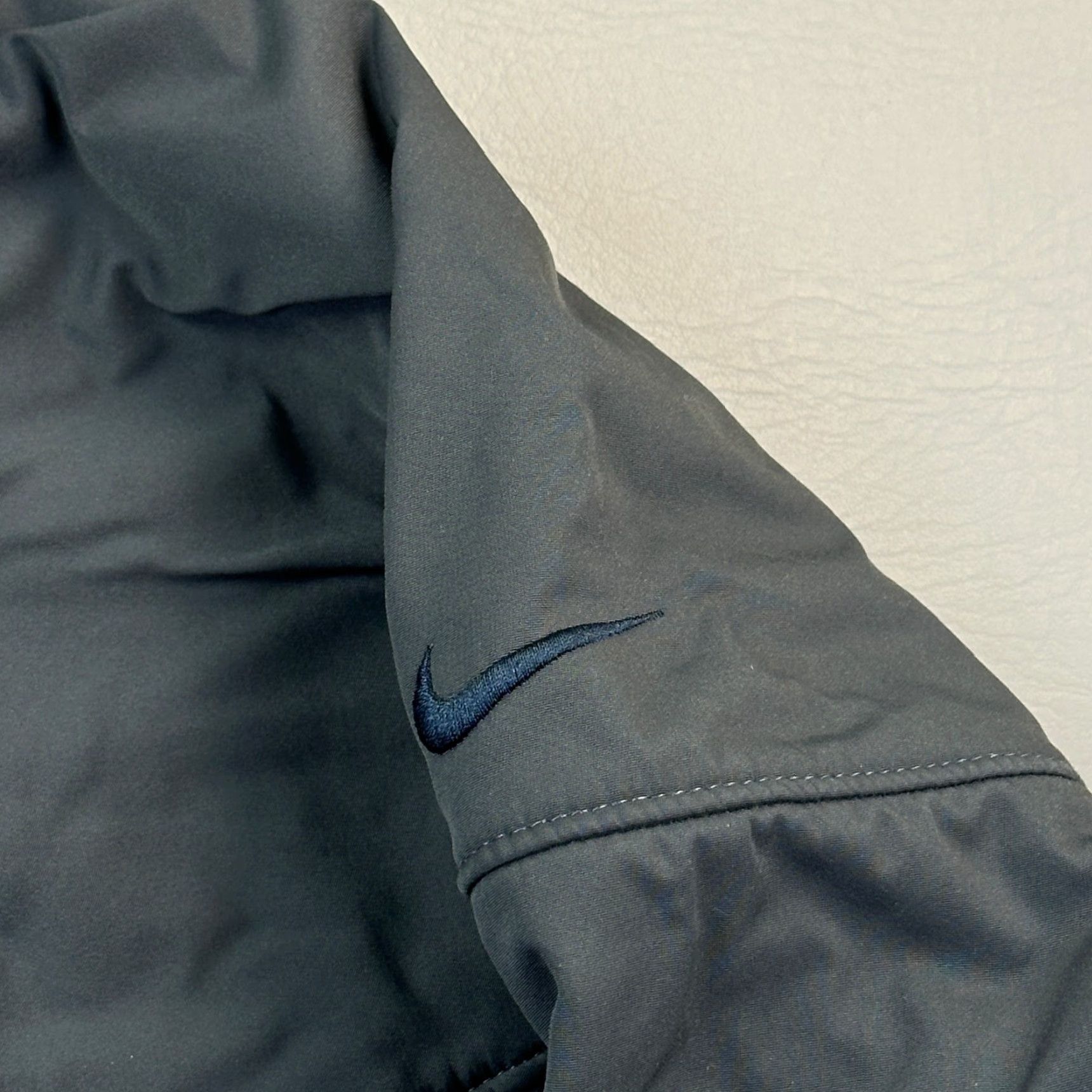 Nike VINTAGE Nike Jacket Mens Large Blue Gray Fleece Lined Embroidered Swoosh Y2K Size US L / EU 52-54 / 3 - 5 Thumbnail