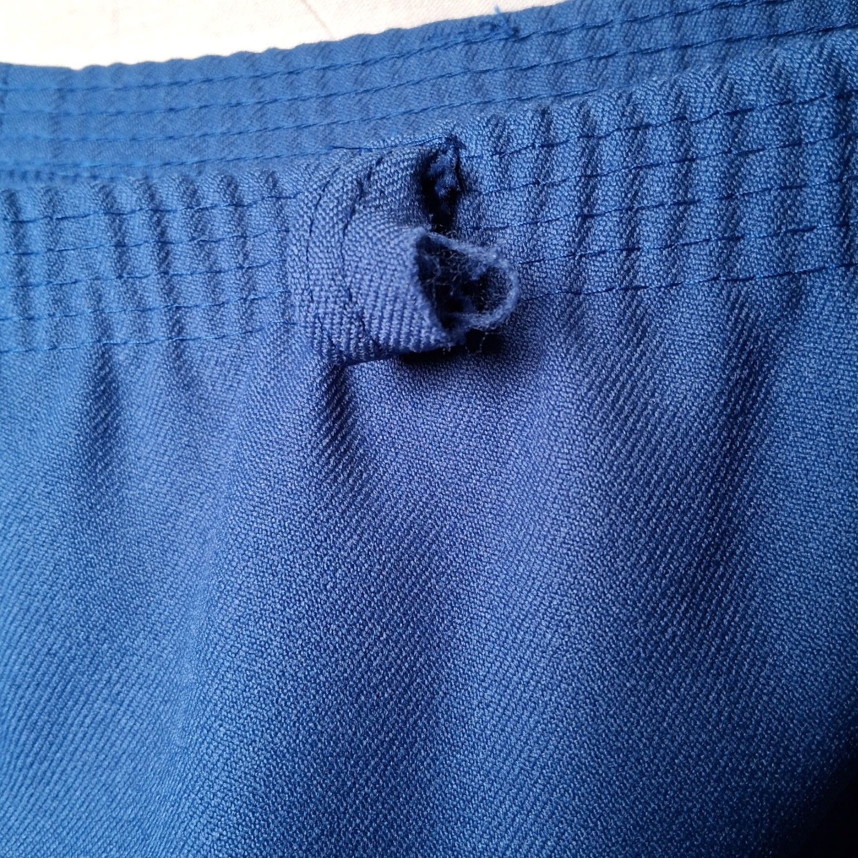 Vintage VINTAGE Cricket Lane Skirt Midi Women 34" Waist 27.5" Long Blue Polyester A-Line 1980s NOS Size 38" / US 16 / IT 52 - 4 Thumbnail