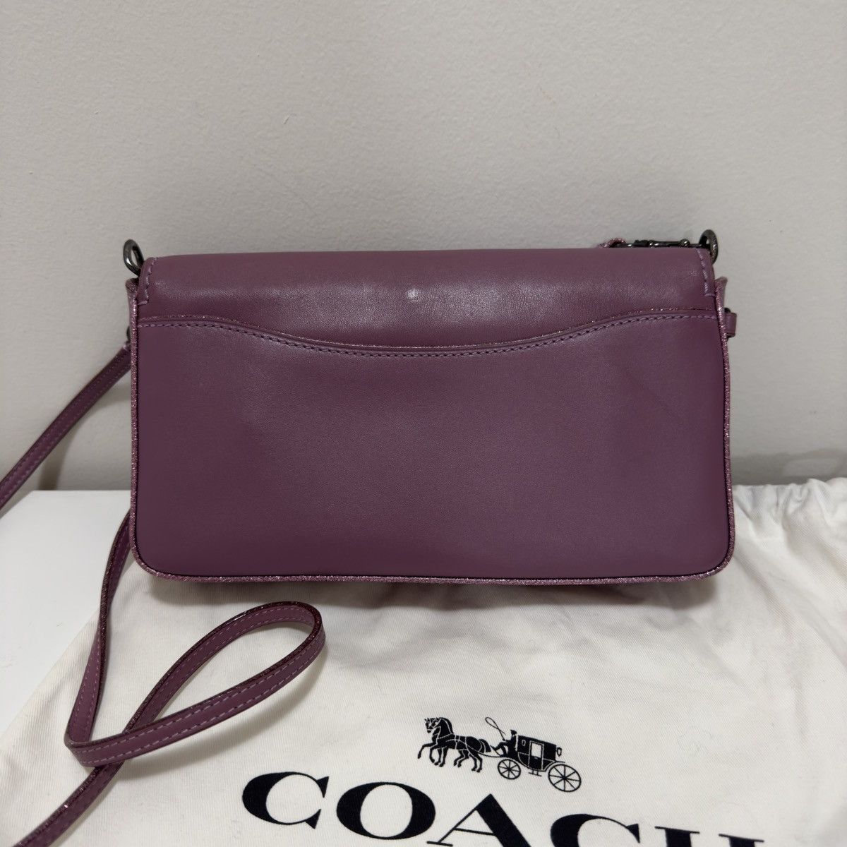 Coach Coach Pink Dinky Bag with Glitter Glaze Size ONE SIZE - 2 Thumbnail