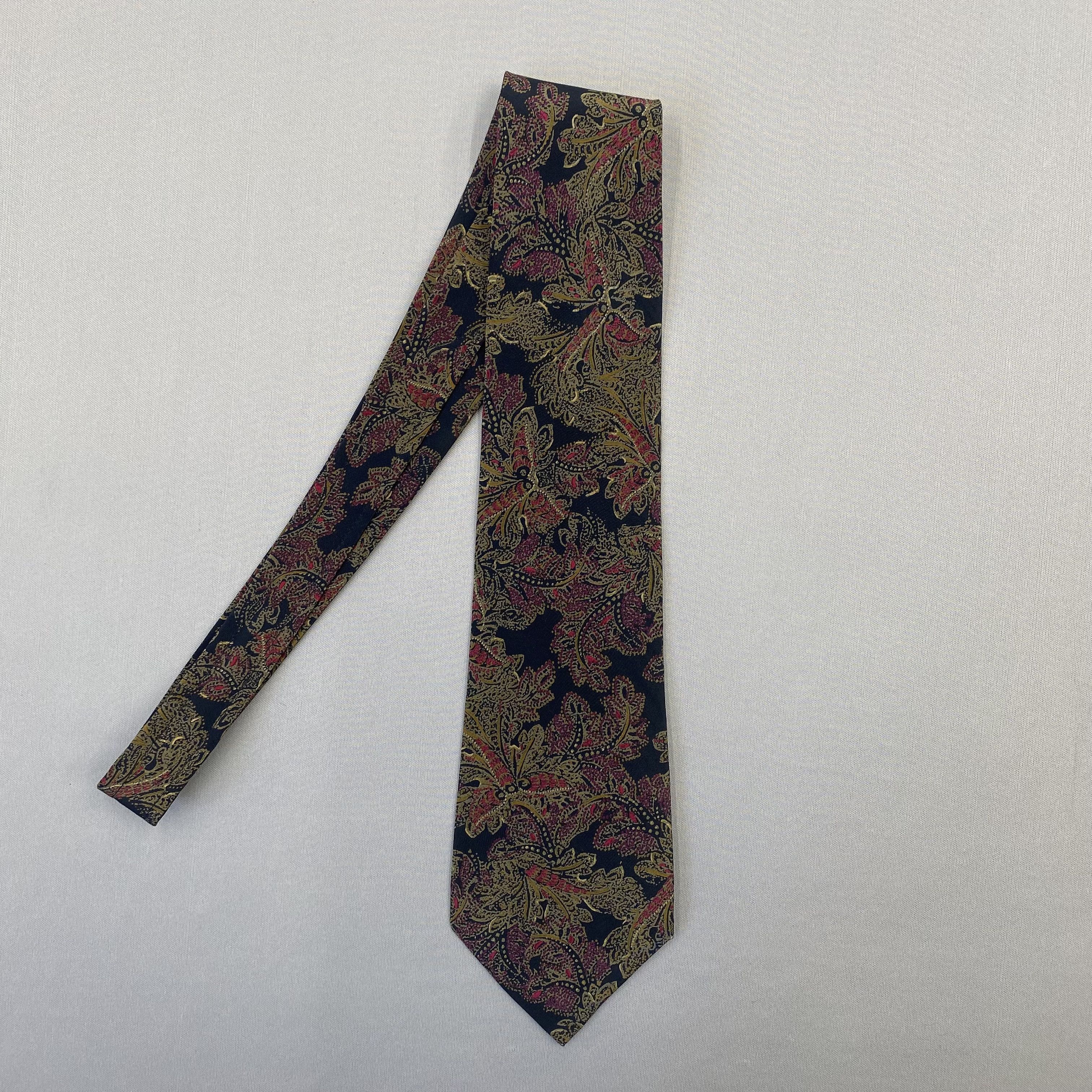 Japanese Brand Vintage Nina Ricci SILK Necktie Cravate Pure Silk Neck Tie Size ONE SIZE - 4 Thumbnail