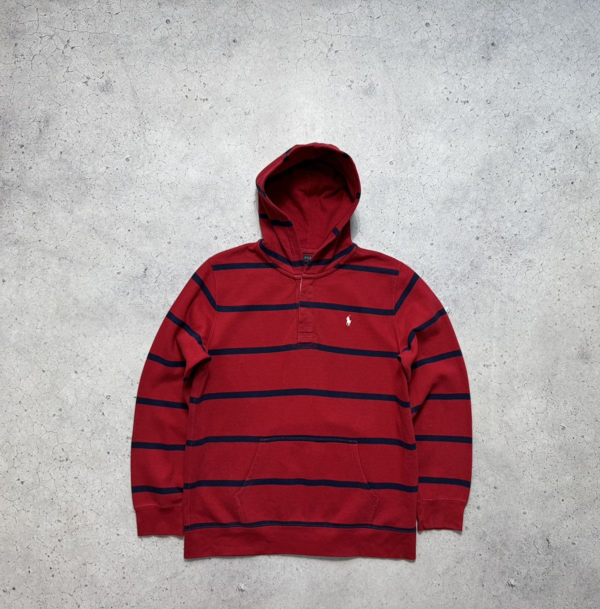 Polo Ralph Lauren Polo Ralph Lauren Vintage Striped Hoodie Y2K Size US S / EU 44-46 / 1 - 1 Thumbnail