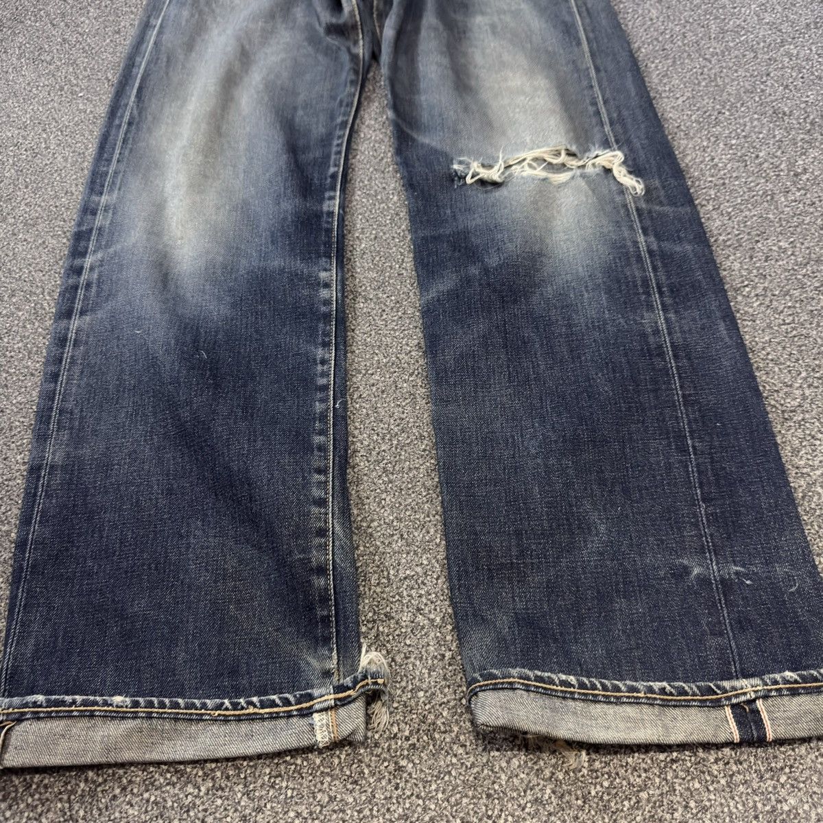 Kapital Vintage Japanese Denim Edwin 505sx Distressed Selvedge Baggy Size US 32 / EU 48 - 7 Thumbnail