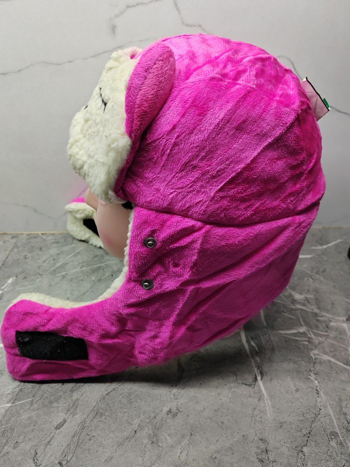 Japanese Brand Vintage Y2k Cartoon Fleece Earflap Rare Cap Hat Size ONE SIZE - 4 Thumbnail