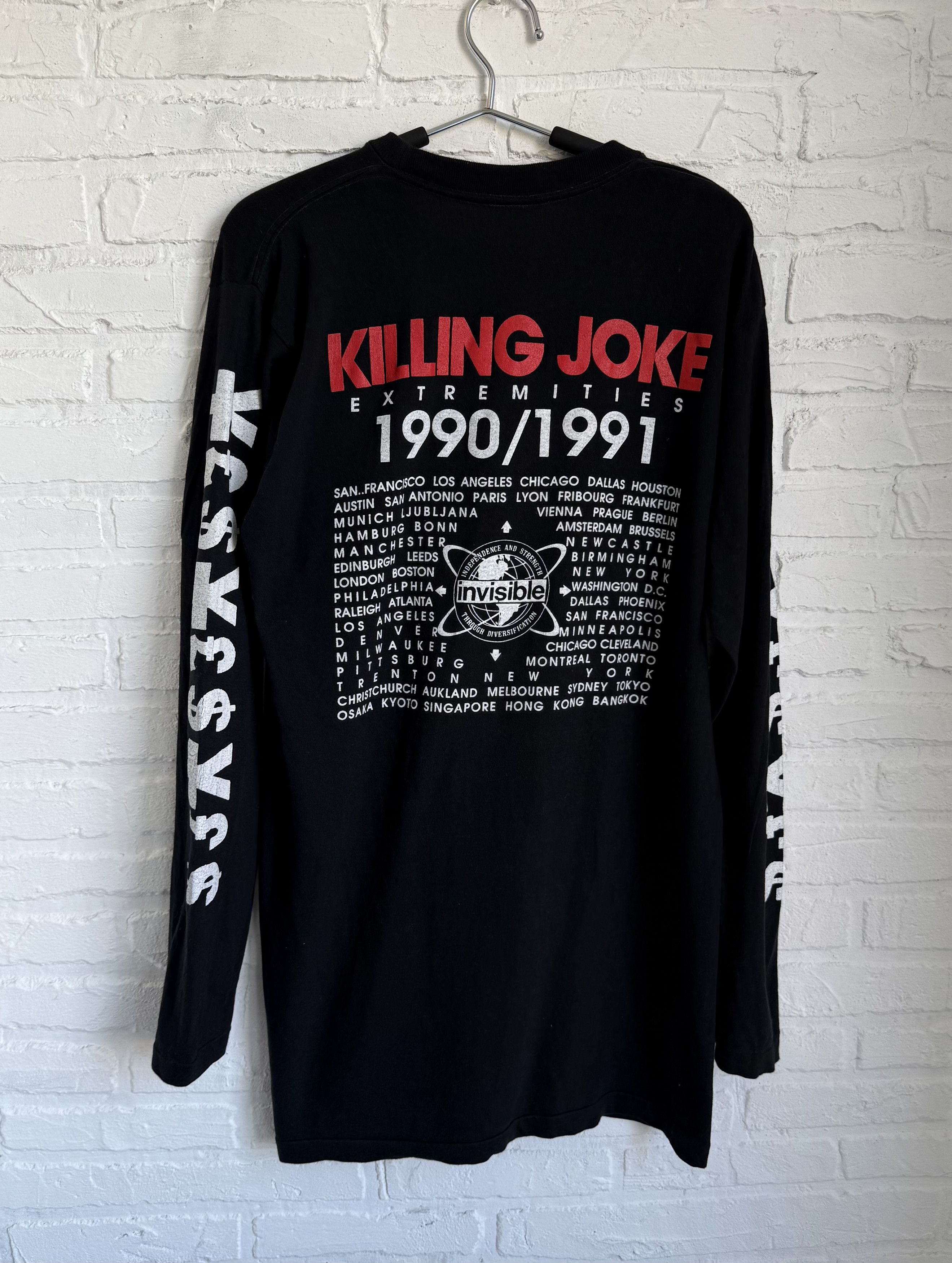 Band Tees RARE Vintage 90s Killing Joke Extremities T-shirt Size US L / EU 52-54 / 3 - 2 Thumbnail
