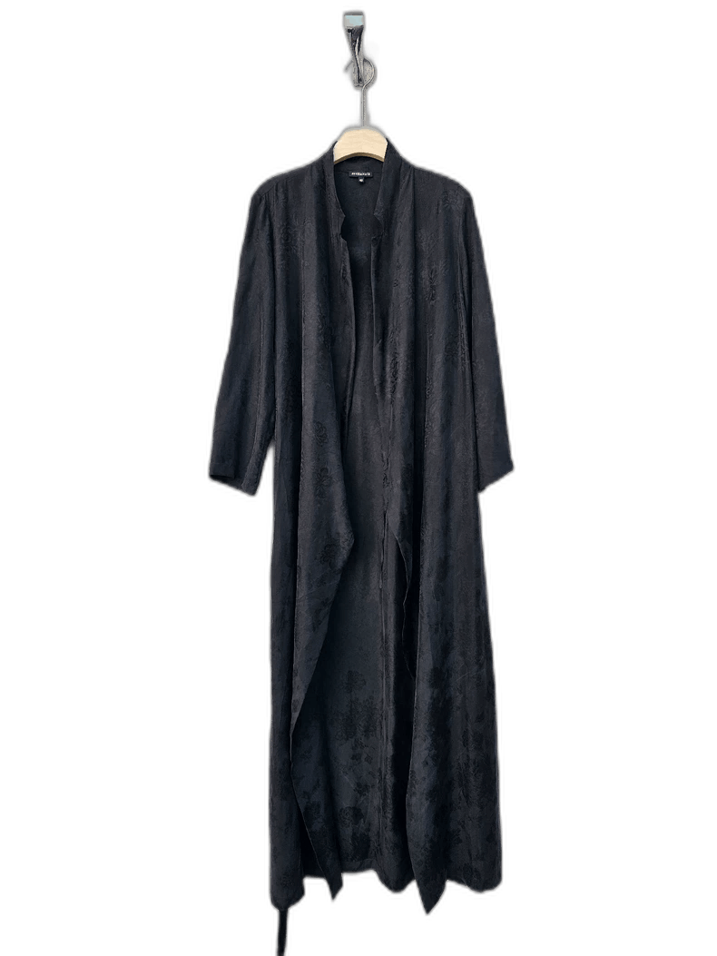 Ann Demeulemeester Silk Open Cardigan Coat-2506