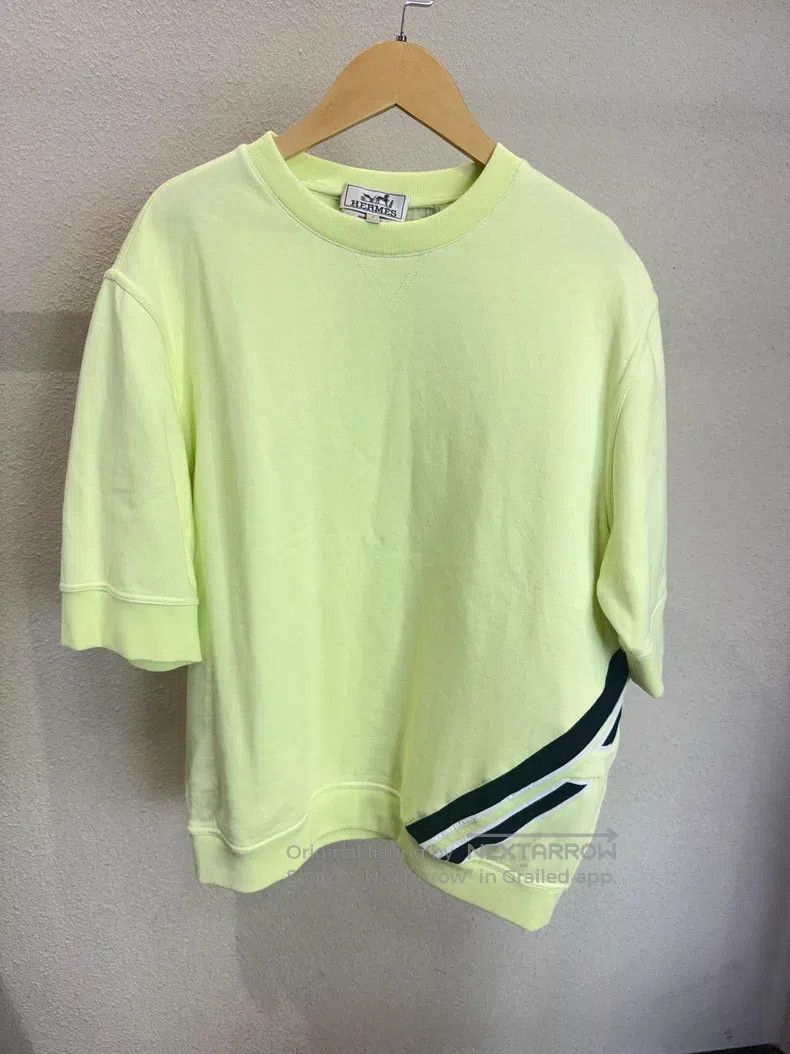 Hermes Hermes Run H series short-sleeve sweater Size L / US 10 / IT 46 - 1 Thumbnail