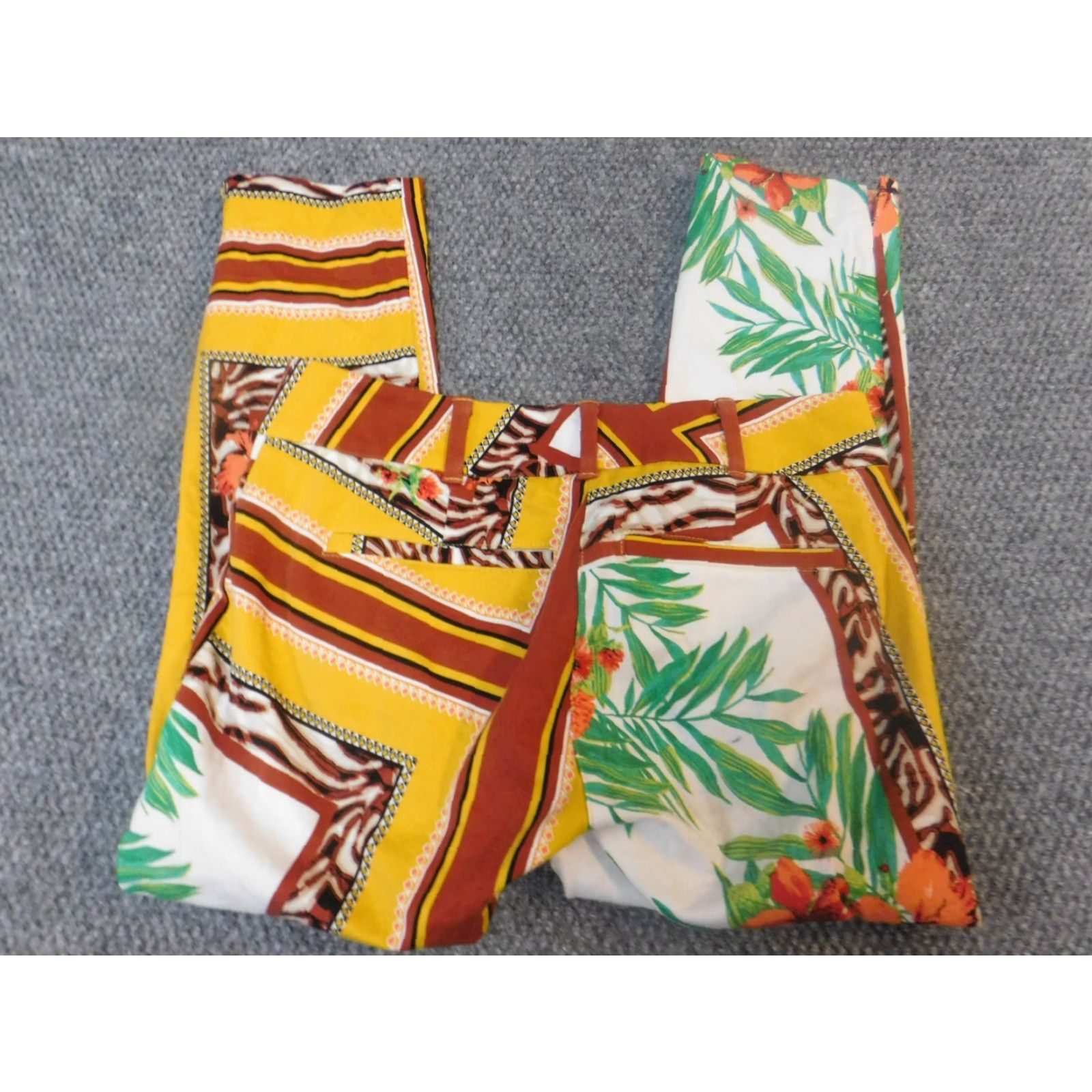 Vintage New York and Company Womens Pants 2 Floral design studio 7th avenue Shirt? Size 26" / US 2 / IT 38 - 5 Thumbnail
