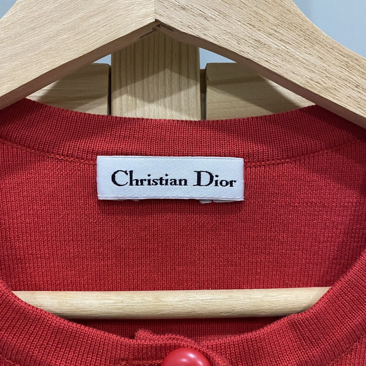 Christian Dior Monsieur Rare Vintage Christian Dior Embroidered Logo Knit Crop Top Size M / US 6-8 / IT 42-44 - 10 Thumbnail
