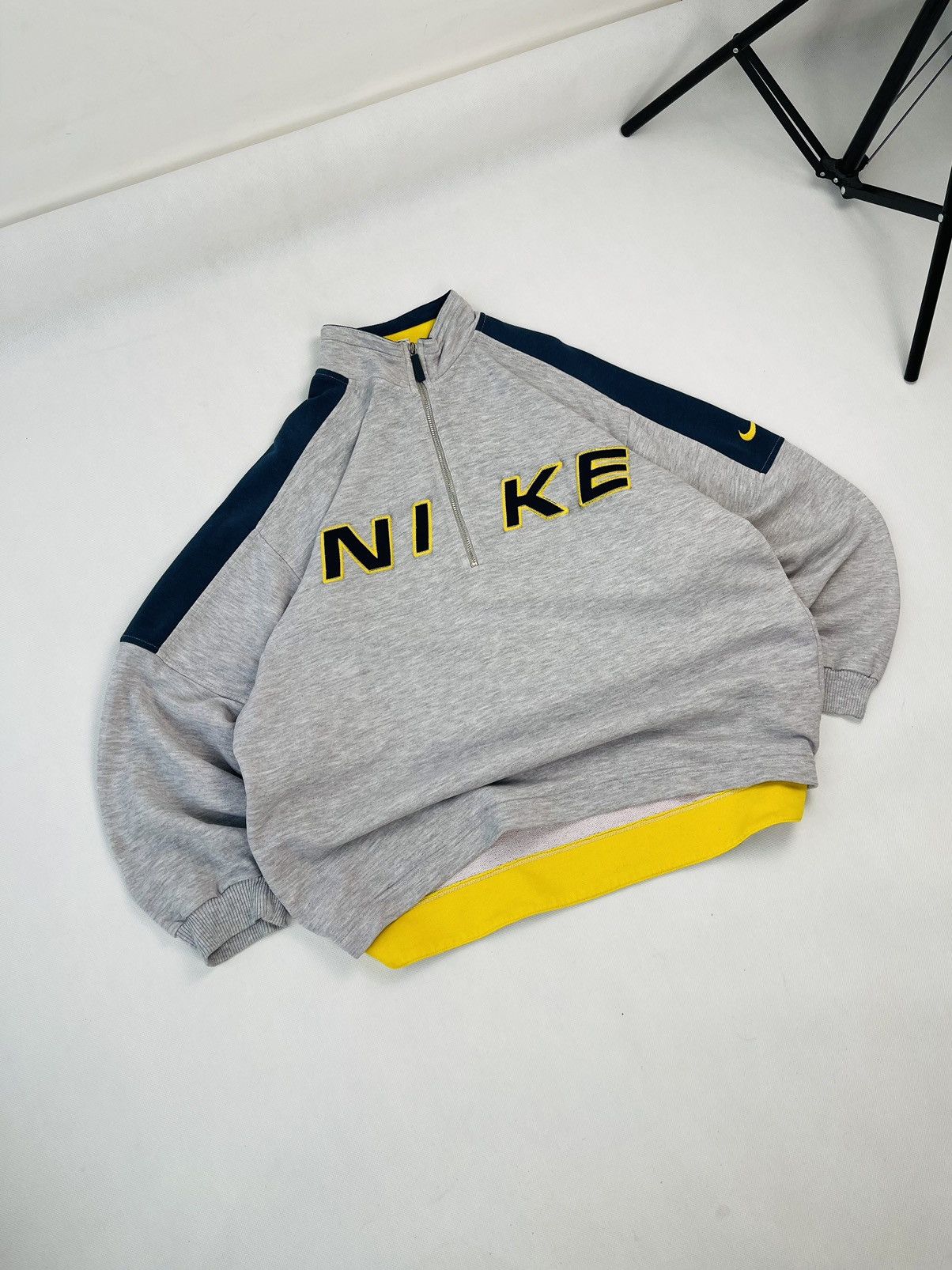 90s-00'S Nike One-Point Logo Sweatshirt, Men's XL, Vintage cotton gray type Vintage Second Hand main image 1