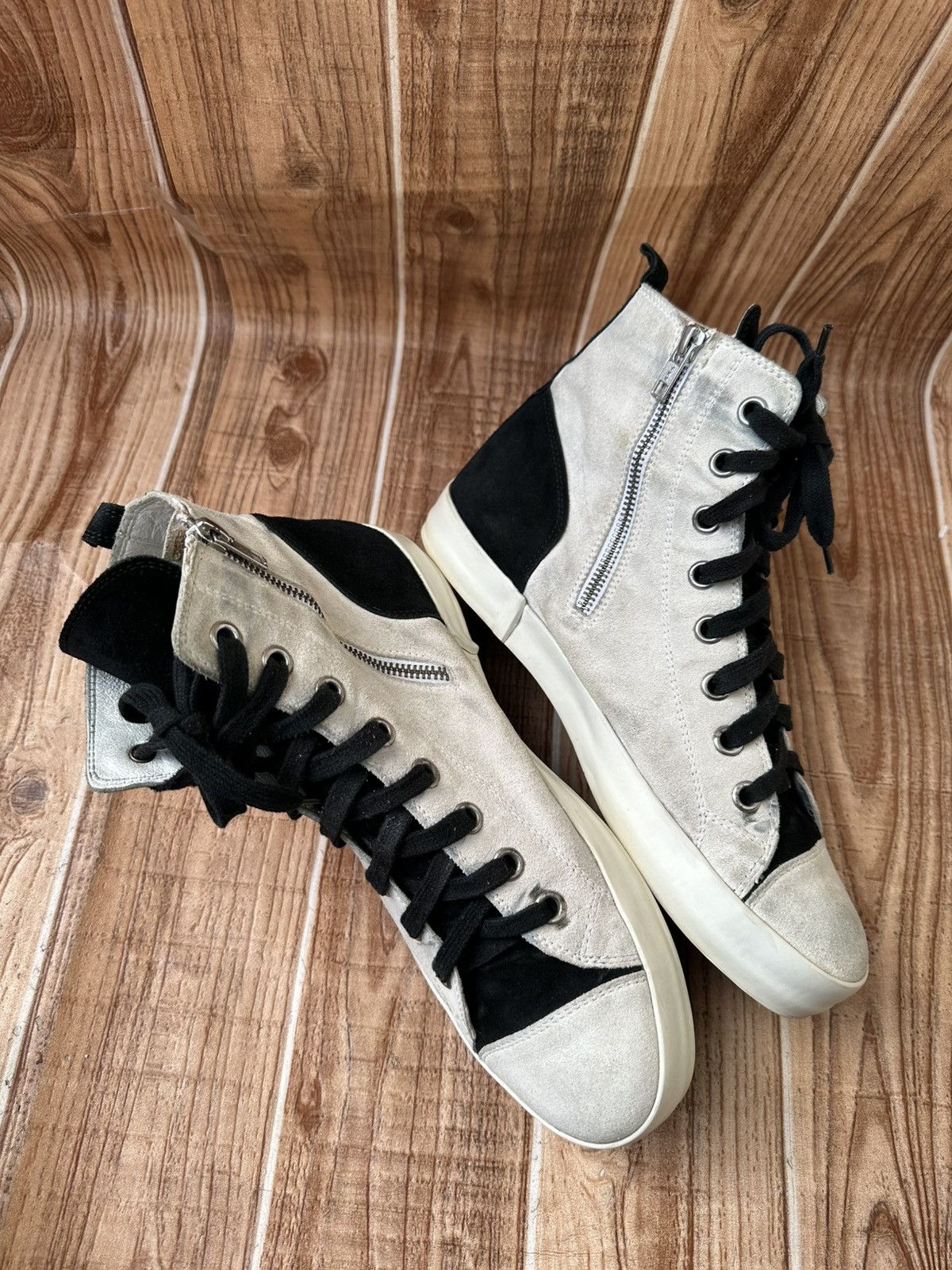 Ann Demeulemeester Ann D Scamocciato Hightop Sneaks Suede Hightops Size US 8 / EU 41 - 9 Thumbnail