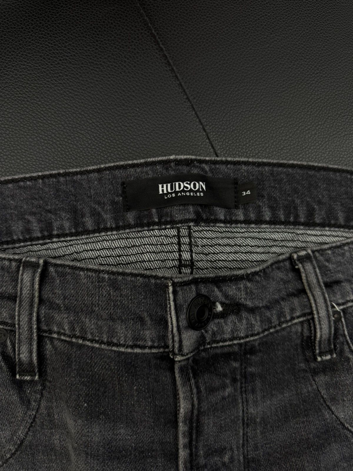 Hudson Black Hudson Biker Style Jeans Size 34 Pre Owned 🧼 Size US 34 / EU 50 - 10 Thumbnail