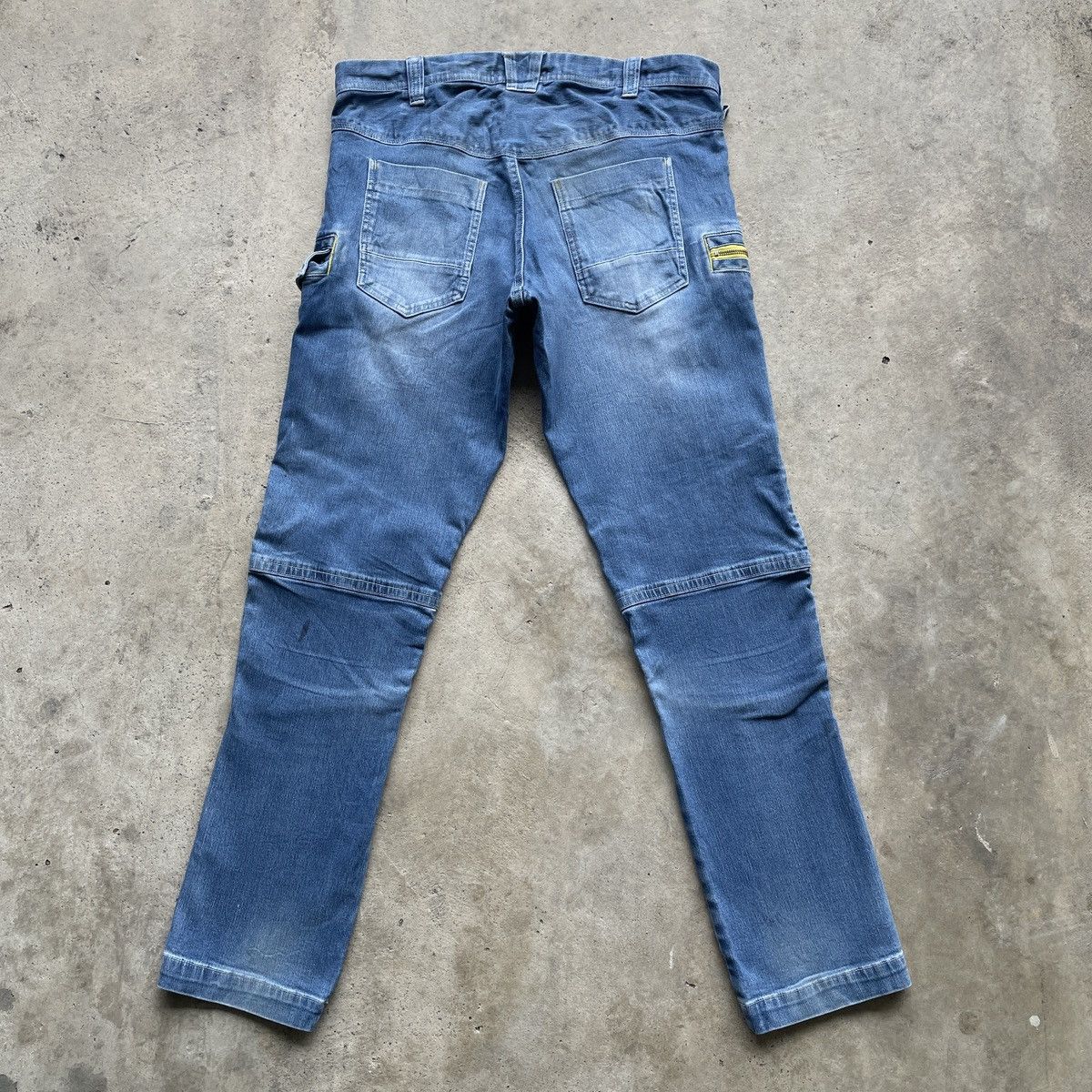 Japanese Brand Vintage Toraichi Faded Denim Cargo Pants Workwear Tactical Size US 36 / EU 52 - 11 Thumbnail
