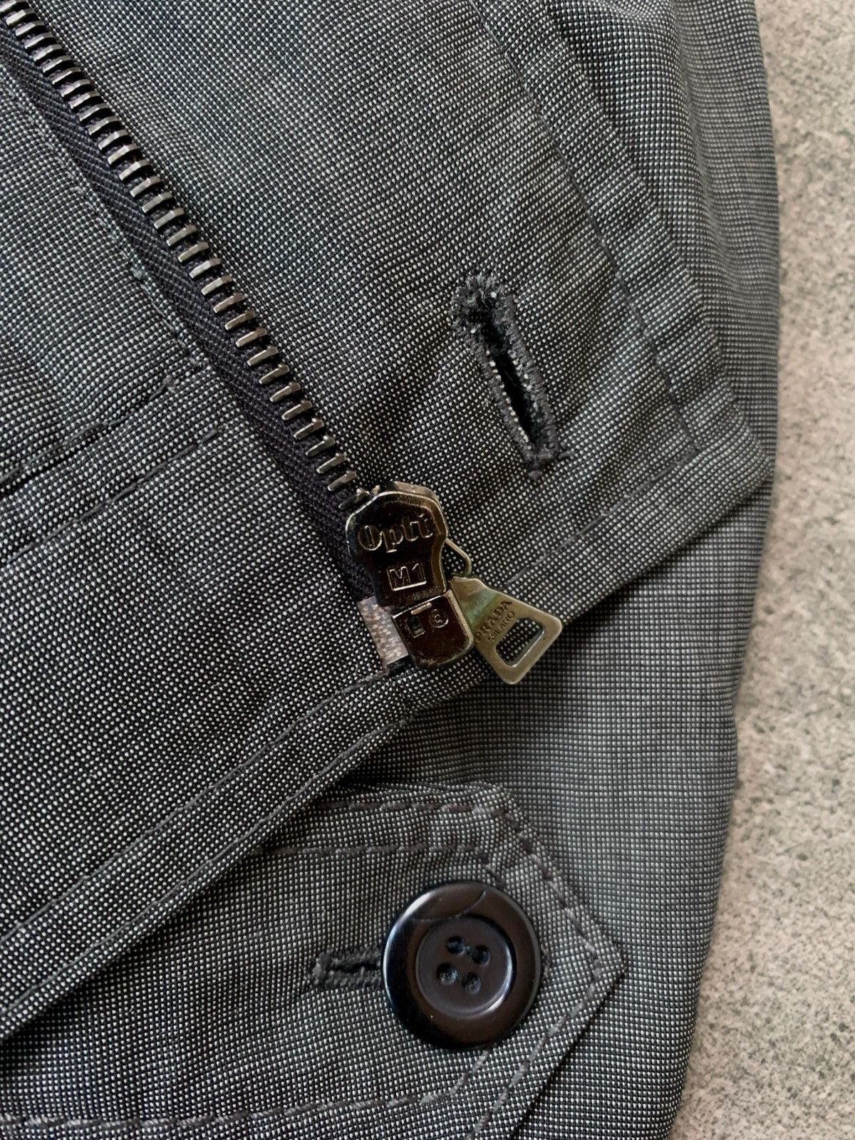 Prada FREE TAX! 2008 Military Wool Light Jacket Size US L / EU 52-54 / 3 - 6 Thumbnail