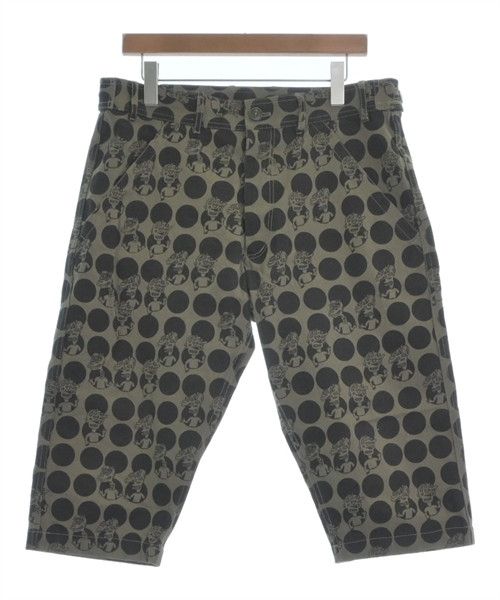 Shorts Half Pants Total Pattern Khaki