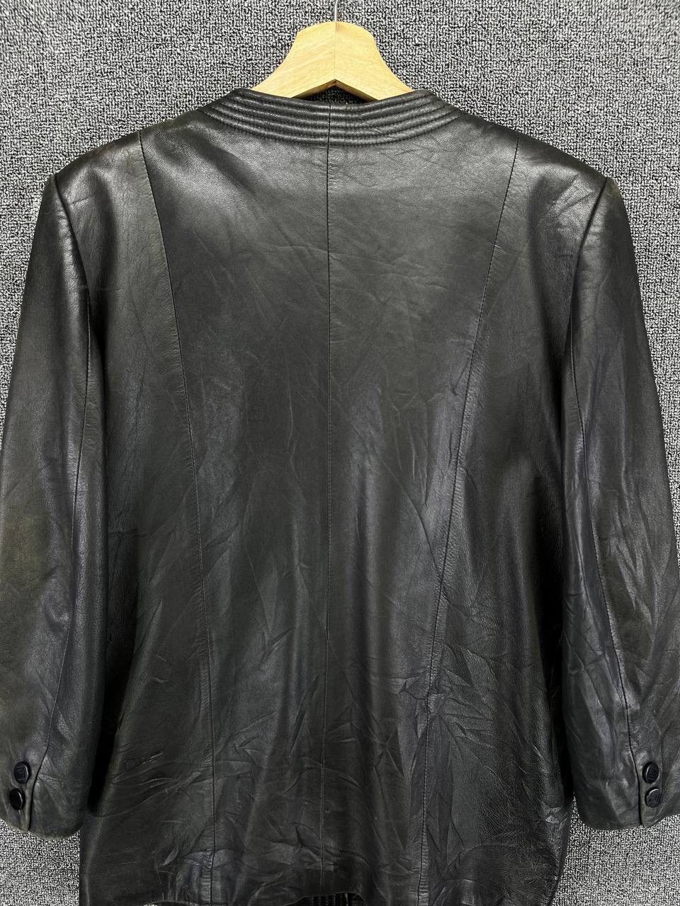 Pierre Balmain Vintage Pierre Balmain Luxury Button Up Leather Jacket Size M / US 6-8 / IT 42-44 - 15 Thumbnail
