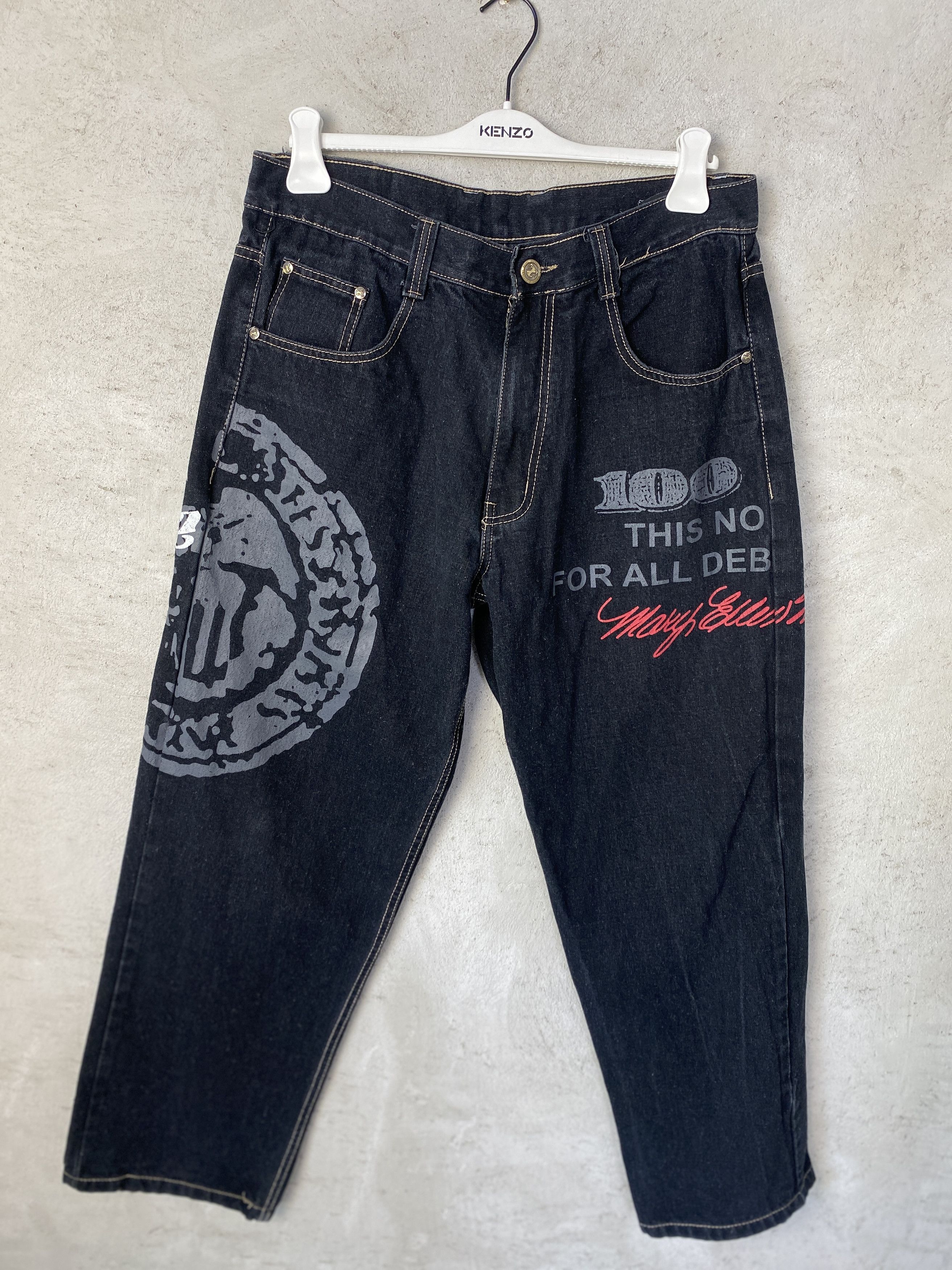 JNCO Vintage Townz Brand denim baggy jeans pants rap Size US 34 / EU 50 - 2 Thumbnail