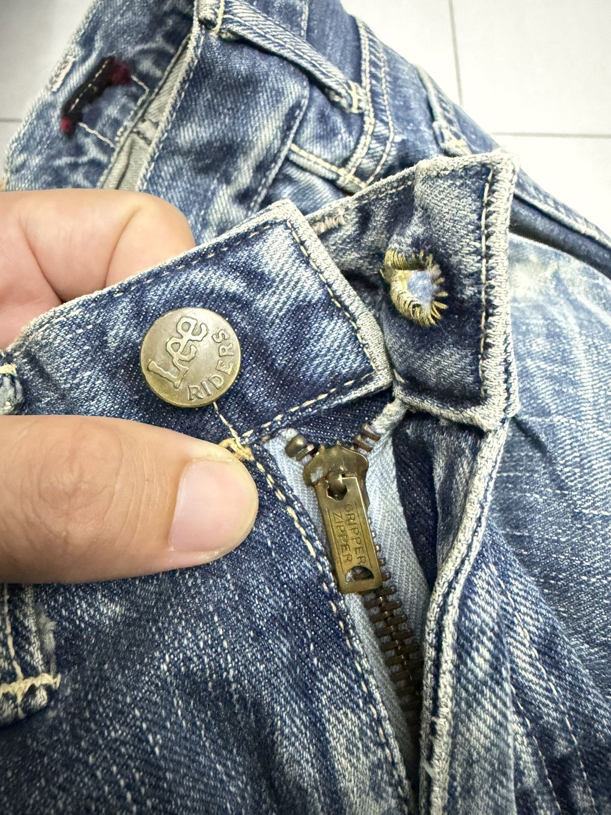 Lee Vintage Lee Riders Zipper Gripper Jeans Size US 28 / EU 44 - 7 Thumbnail