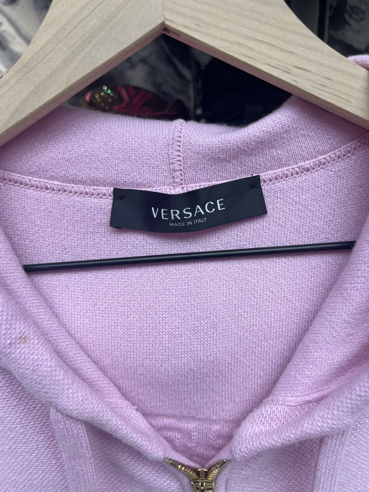 Versace Versace Pink Hoodie Size M / US 6-8 / IT 42-44 - 6 Thumbnail