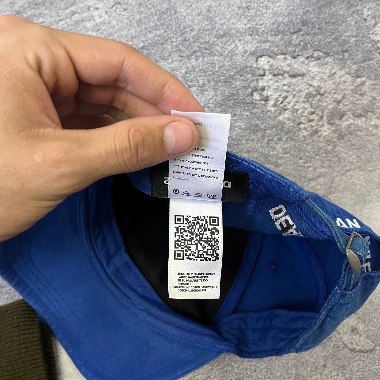 Dsquared2 Vintage DSQUARED2 USA Blue Baseball Y2K Cap Hat Spell Out Size ONE SIZE - 6 Thumbnail